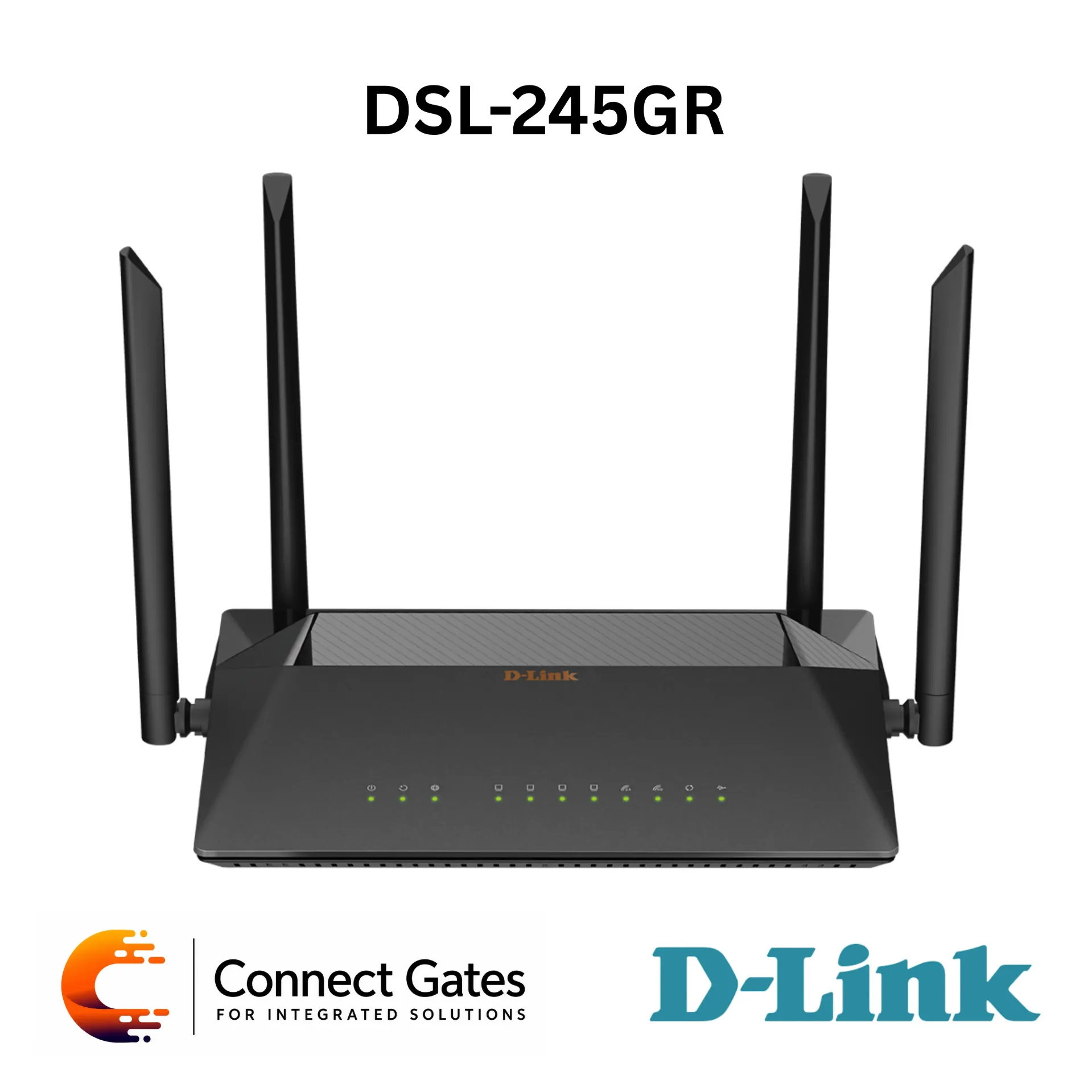 [DSL-245GR] D-Link DSL-245GR – AC1200 Dual Band Gigabit ADSL2+/VDSL2 Modem Router with MU-MIMO, 4 Gigabit LAN Ports & USB 2.0 3G/4G Backup Support