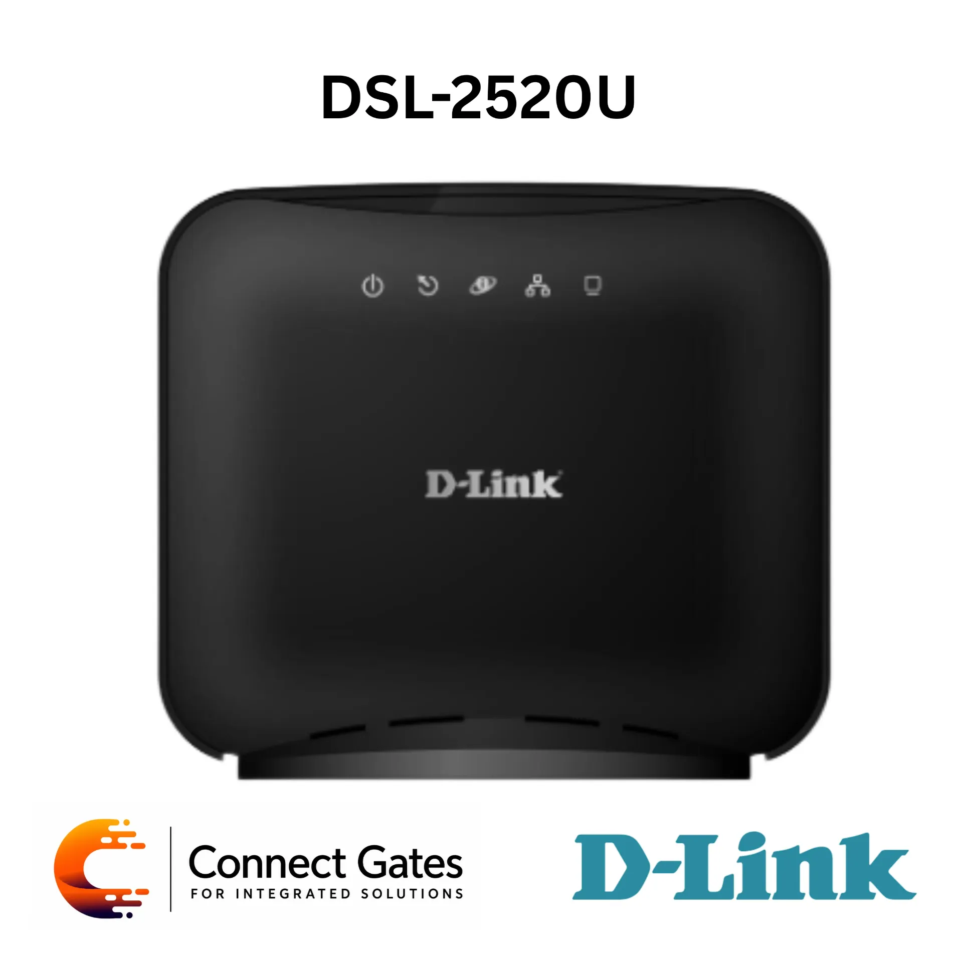 [DSL-2520U] D-Link DSL-2520U – ADSL2+ 1-Port Ethernet / USB Combo Router with QoS, NAT, DMZ Firewall & USB Connectivity