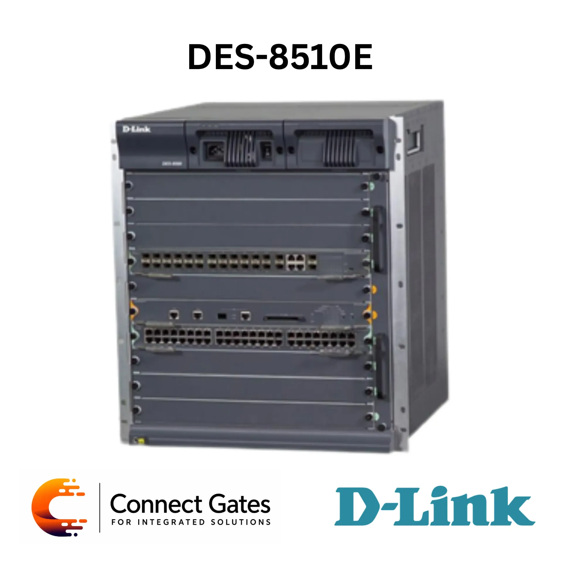 [DES-8510E] D-Link DES-8510E – 10-Slot Carrier-Level Modular Core Routing Chassis Switch with 3840Gbps Switching Capacity, IPv6, MPLS, VSS & Redundant Architecture