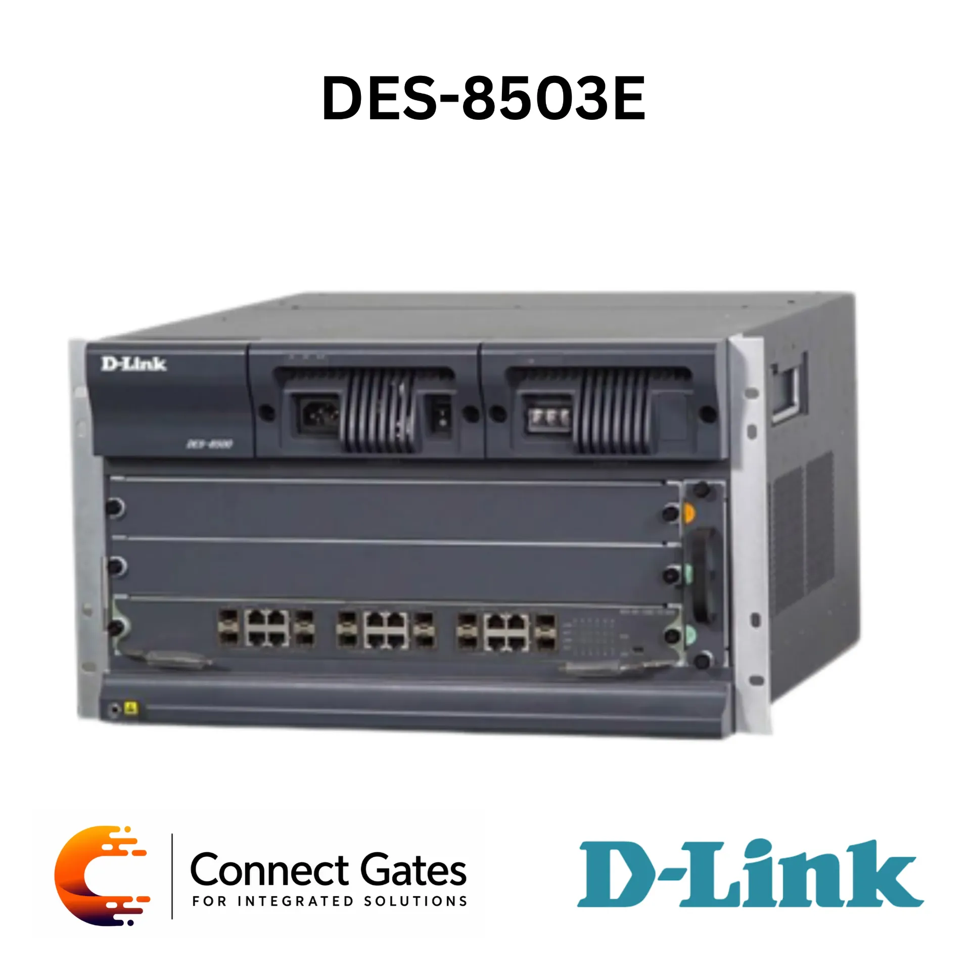 [DES-8503E] D-Link DES-8503E – 3-Slot Carrier-Level Modular Core Routing Chassis Switch with 960Gbps Switching Capacity, IPv6, MPLS, VSS & Enterprise Security