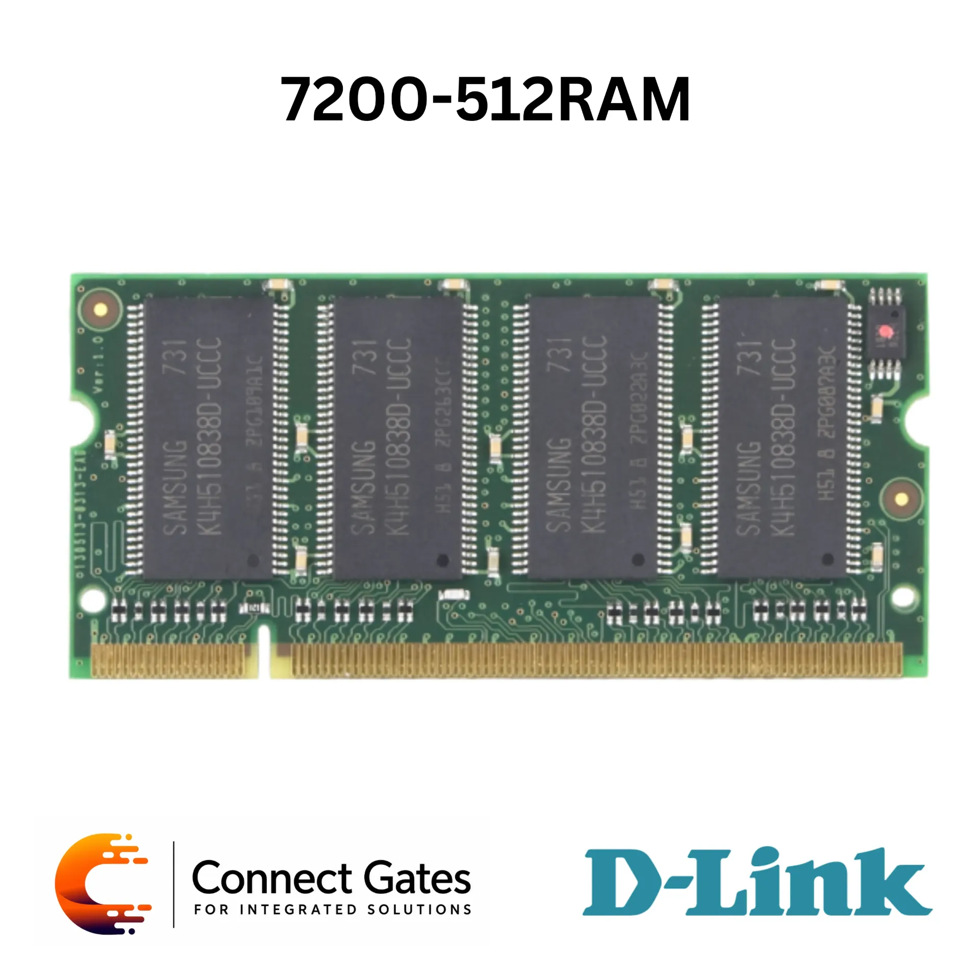 [7200-512RAM] D-Link DES-7200-512RAM – 512MB Extension Memory Module for DES-7200-CM3 / CM4 Chassis Switch Control Modules