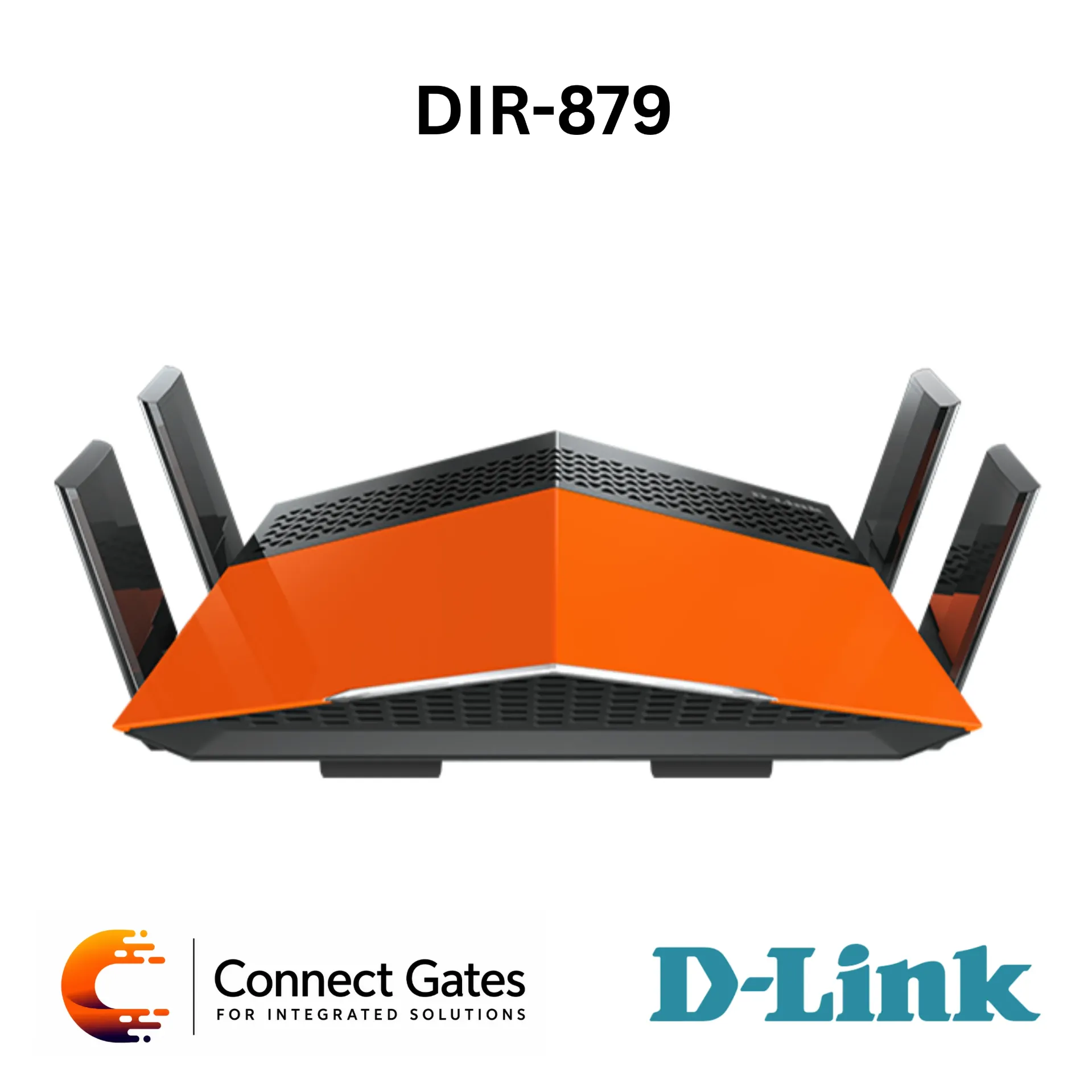 [DIR-879] D-Link DIR-879 – AC1900 Dual Band Wi-Fi Router with Gigabit WAN, 4 Gigabit LAN Ports, Smart Connect, AC SmartBeam & 4 External Antennas
