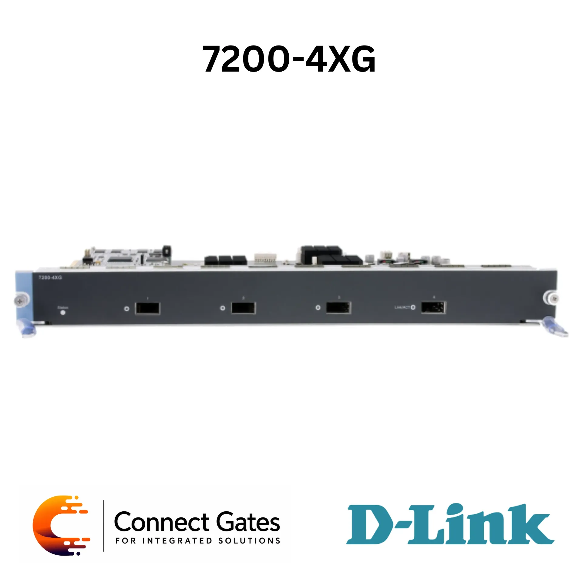 [7200-4XG] D-Link 7200-4XG – 4-Port 10GE XFP Module for DES-7200 Series Chassis Switches