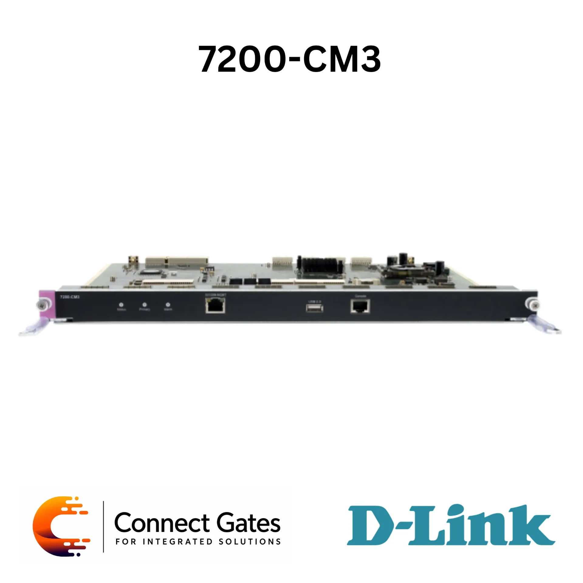 [7200-CM3] D-Link 7200-CM3 – CPU Control Module for DES-7206 Chassis Switch with 96G Switching Capacity & Advanced Service Engine Support