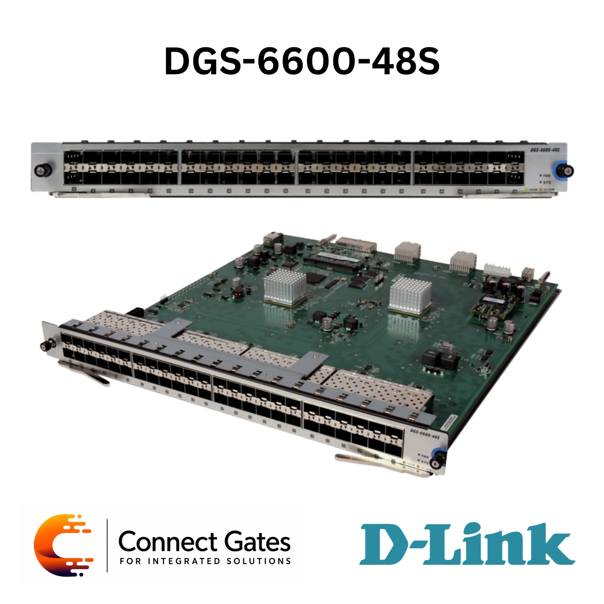 [DGS-6600-48S] D-Link DGS-6600-48S – 48-Port SFP Module for DGS-6600 Chassis-Based Enterprise Switches