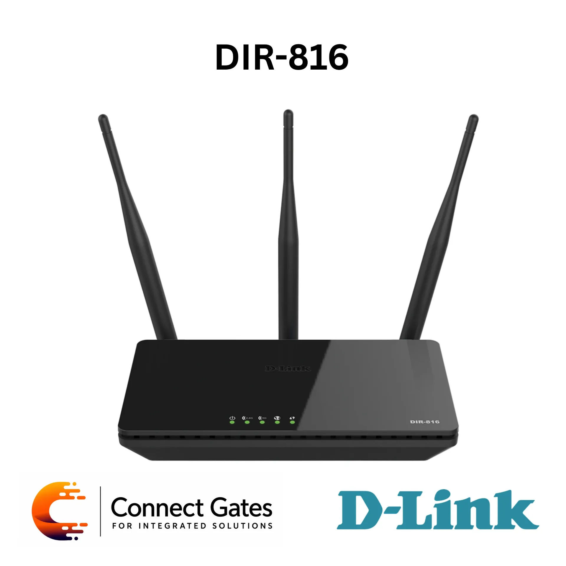[DIR-816] D-Link DIR-816 – AC750 Dual Band Wi-Fi Router with 4 Fast Ethernet LAN Ports, Fast Ethernet WAN, QoS, Wireless Repeater & WPA/WPA2 Security