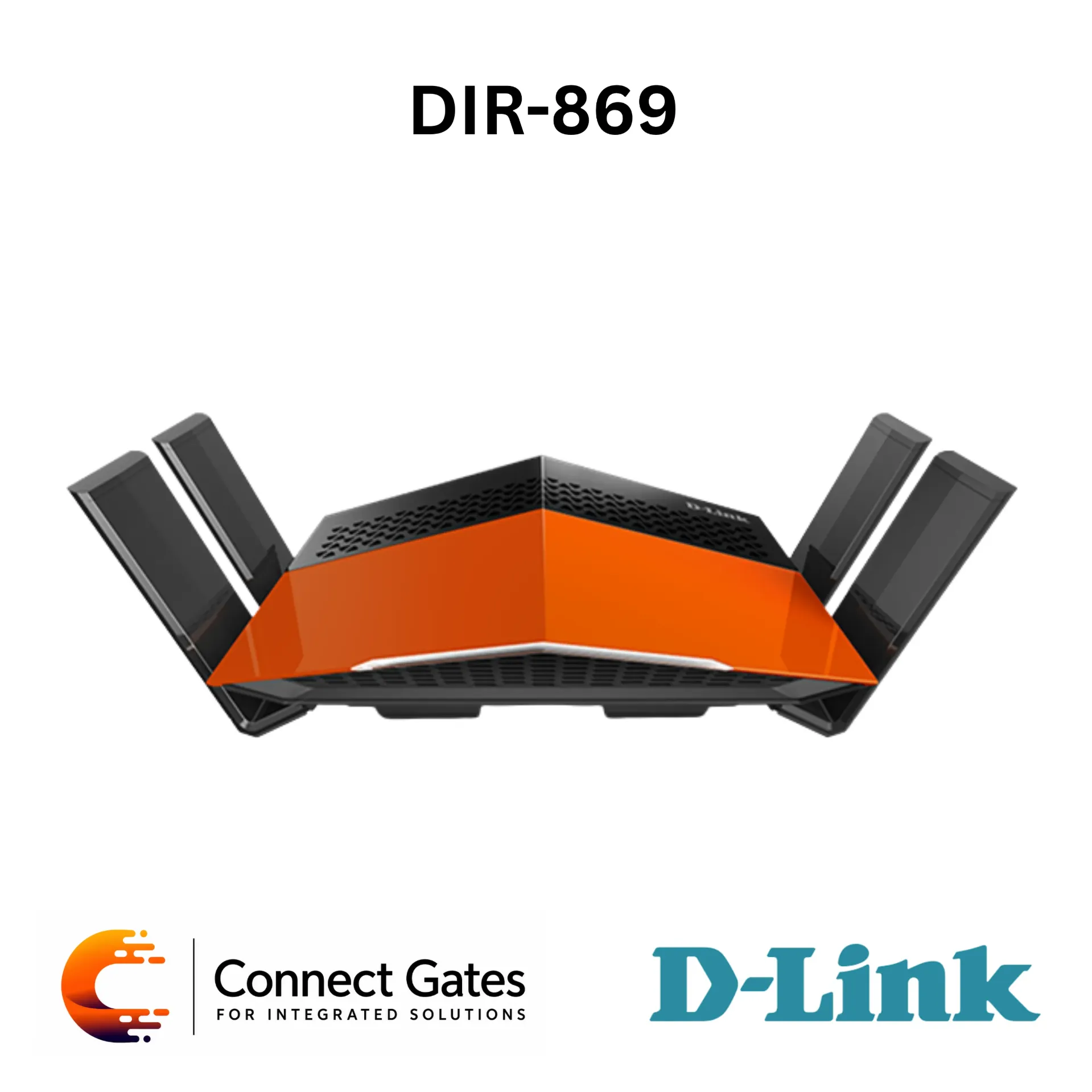 [DIR-869] D-Link DIR-869 – AC1750 Dual Band Wi-Fi Router with Gigabit WAN, 4 Gigabit LAN Ports, AC SmartBeam, Smart Connect, 3x3 MIMO & High Power Amplifier