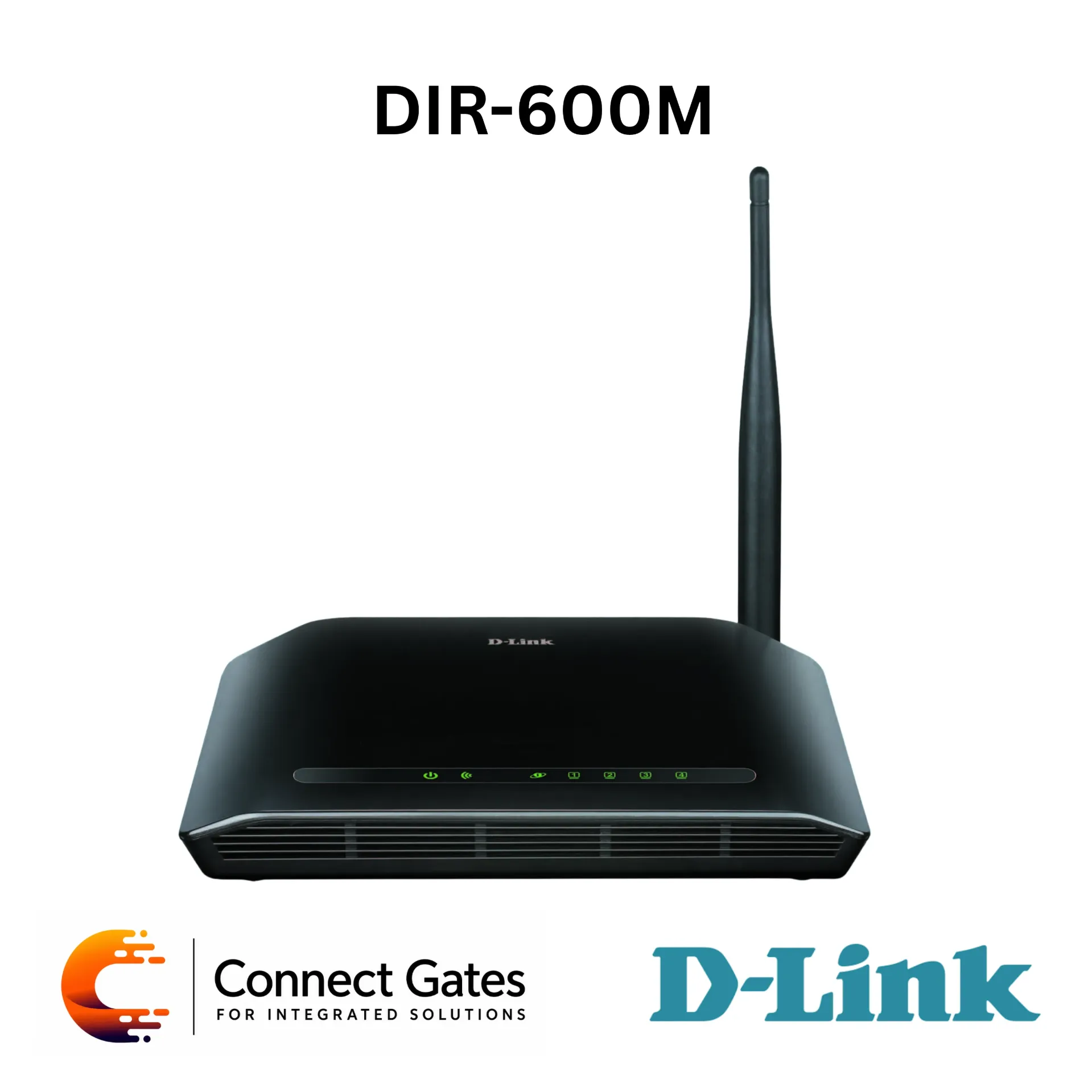 [DIR-600M] D-Link DIR-600M – Wireless N150 Home Router with 4 Fast Ethernet LAN Ports, Fast Ethernet WAN, 5dBi Antenna, Repeater Mode, NAT Firewall & WPA/WPA2 Security