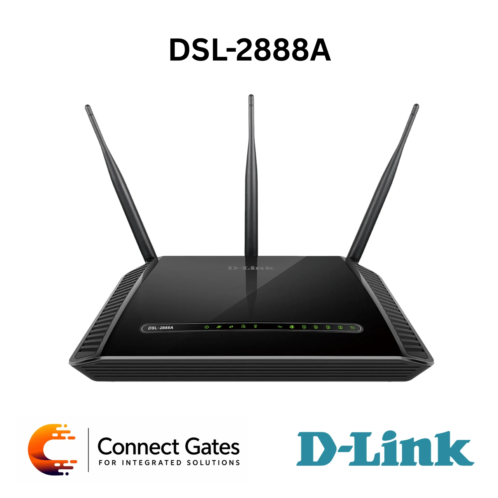 [DSL-2888A] D-Link DSL-2888A – AC1600 Dual-Band Gigabit ADSL2+/VDSL2 Modem Router with Gigabit WAN, 4 Gigabit LAN Ports, 2 USB Ports, MU-MIMO & 3G/4G Failover Support