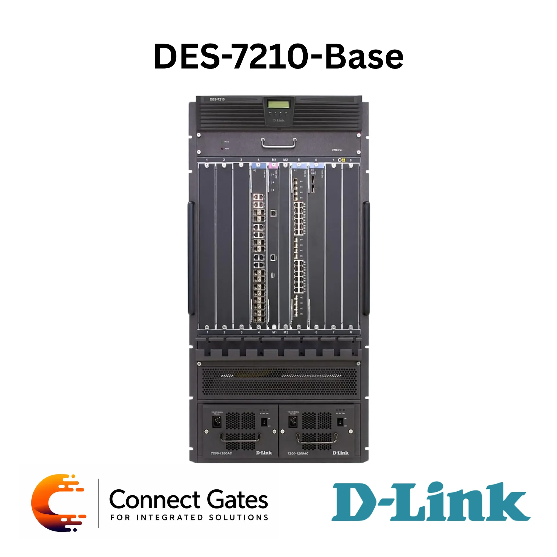 [DES-7210-Base] D-Link DES-7210-BASE – 10-Slot Chassis Base with Fan Module for DES-7200 Series Chassis-Based Switches