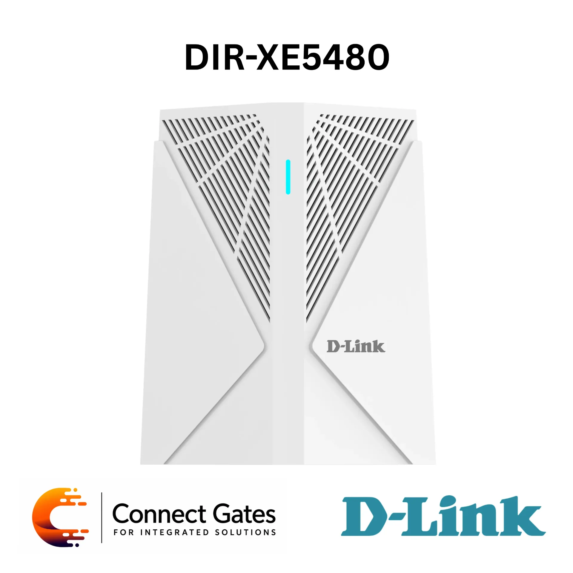 D-Link DIR-XE5480 – AX5400 Wi-Fi 6E Tri-Band Mesh Router with 2.5G WAN, 2 Gigabit LAN Ports, WPA3, OFDMA, Smart Roaming, Smart Steering & EasyMesh