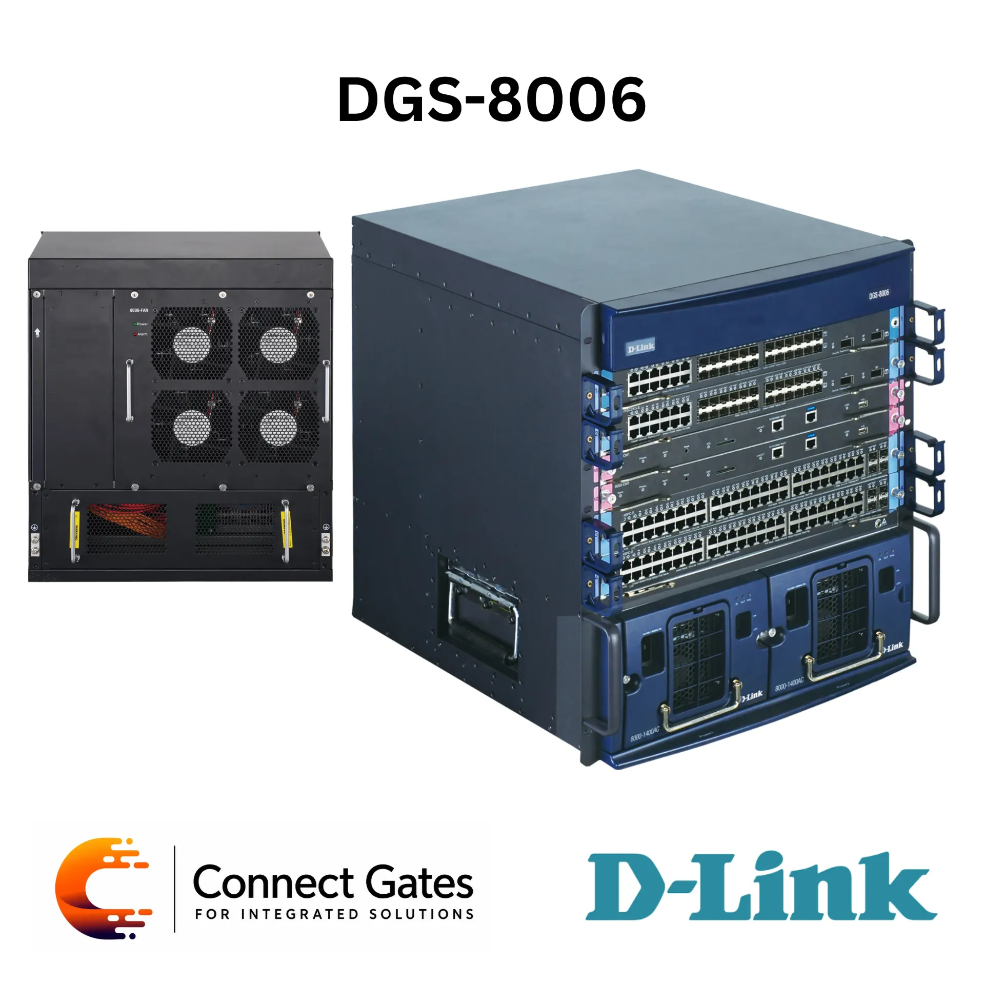 [DGS-8006] D-Link DGS-8006 – 6-Slot Chassis-Based Enterprise Core Switch with 1.28Tbps Switching Capacity