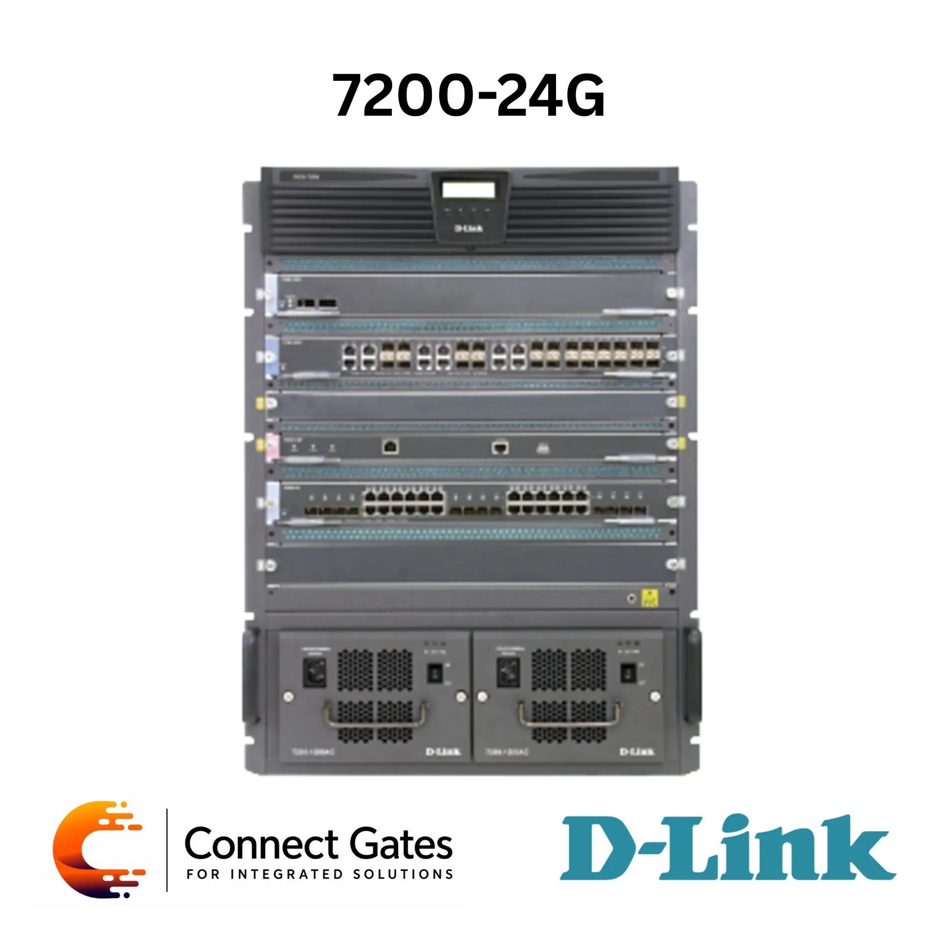 [7200-24G] D-Link 7200-24G – 12-Port SFP + 12-Port Combo Gigabit Module for DES-7200 Series Chassis Switches