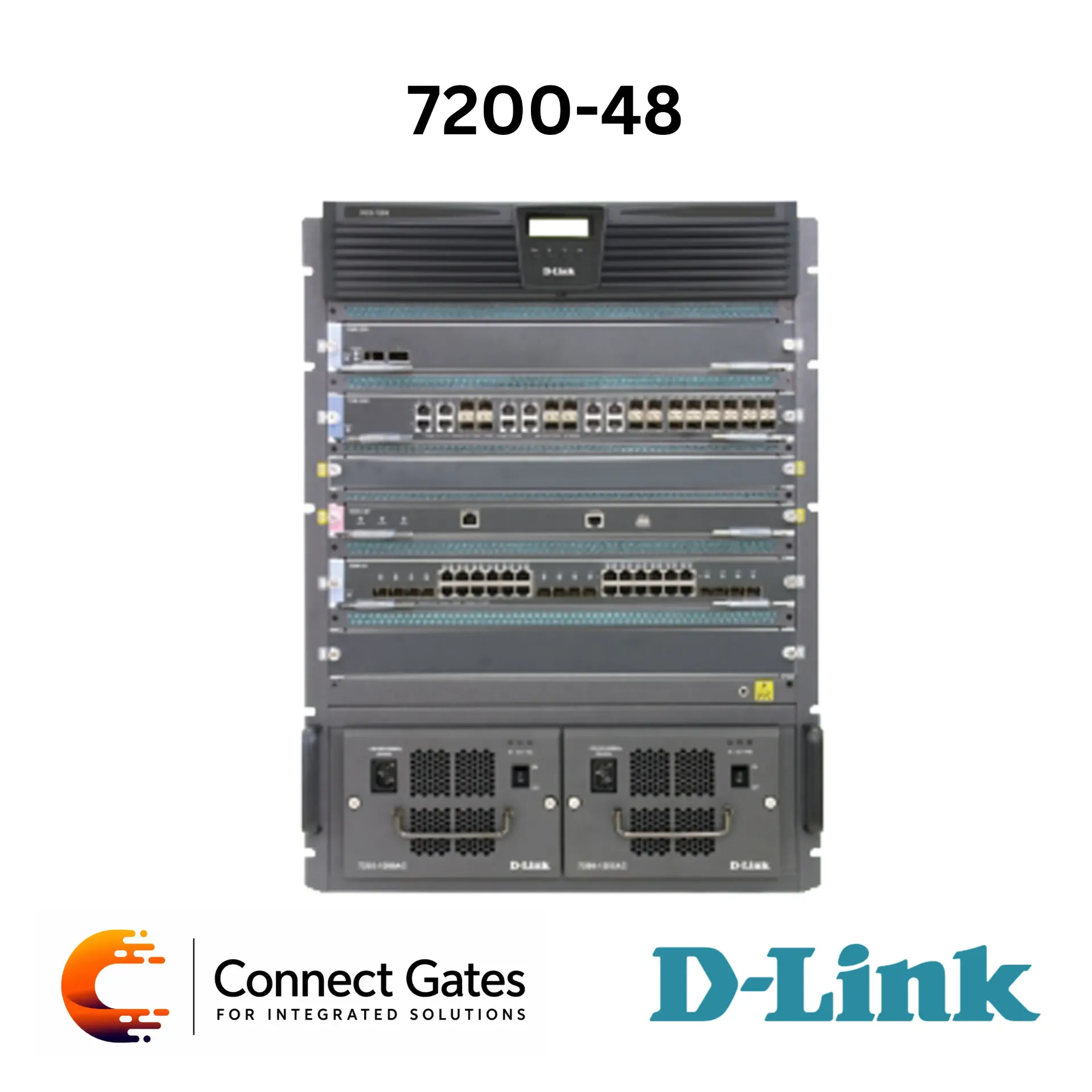 [7200-48] D-Link 7200-48 – 48-Port Gigabit RJ45 Module with 4 Combo Ports for DES-7200 Series Chassis Switches