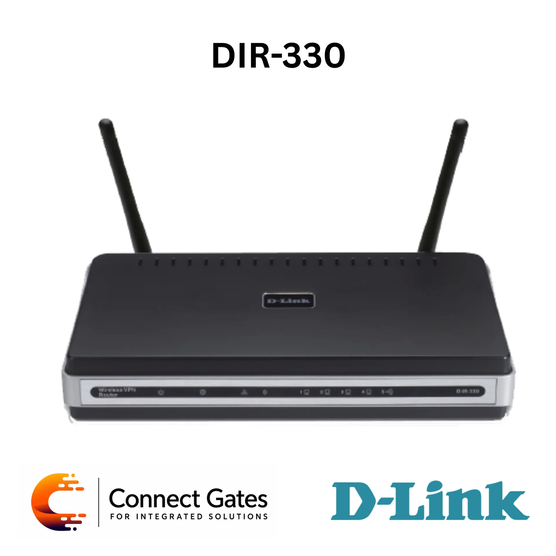 D-Link DIR-330 – Wireless 54Mbps DSL/Cable VPN Gateway with 4 Fast Ethernet LAN Ports, WAN Port, USB, IPSec/PPTP/L2TP VPN & NAT/SPI Firewall