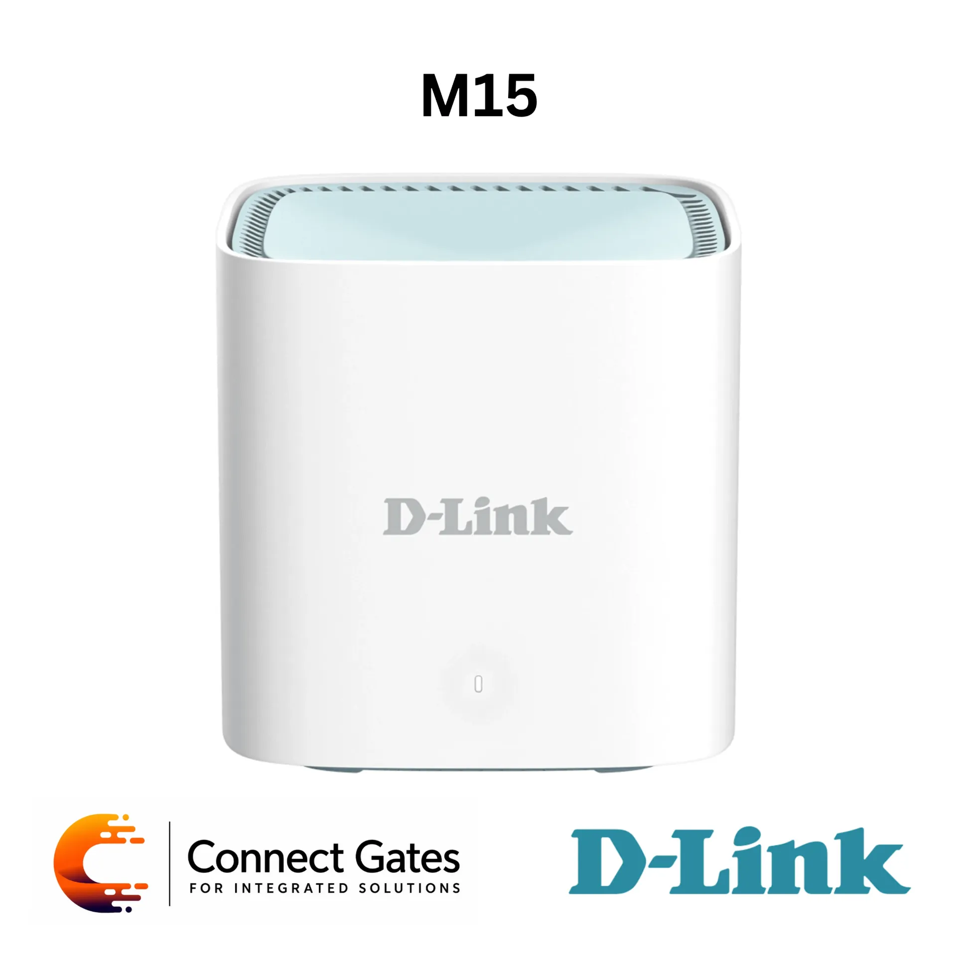 D-Link M15 – AX1500 Wi-Fi 6 Mesh Router with Gigabit WAN, Gigabit LAN, EAGLE PRO AI App, D-Link Wi-Fi Mesh, WPA3, Smart Roaming & Voice Control