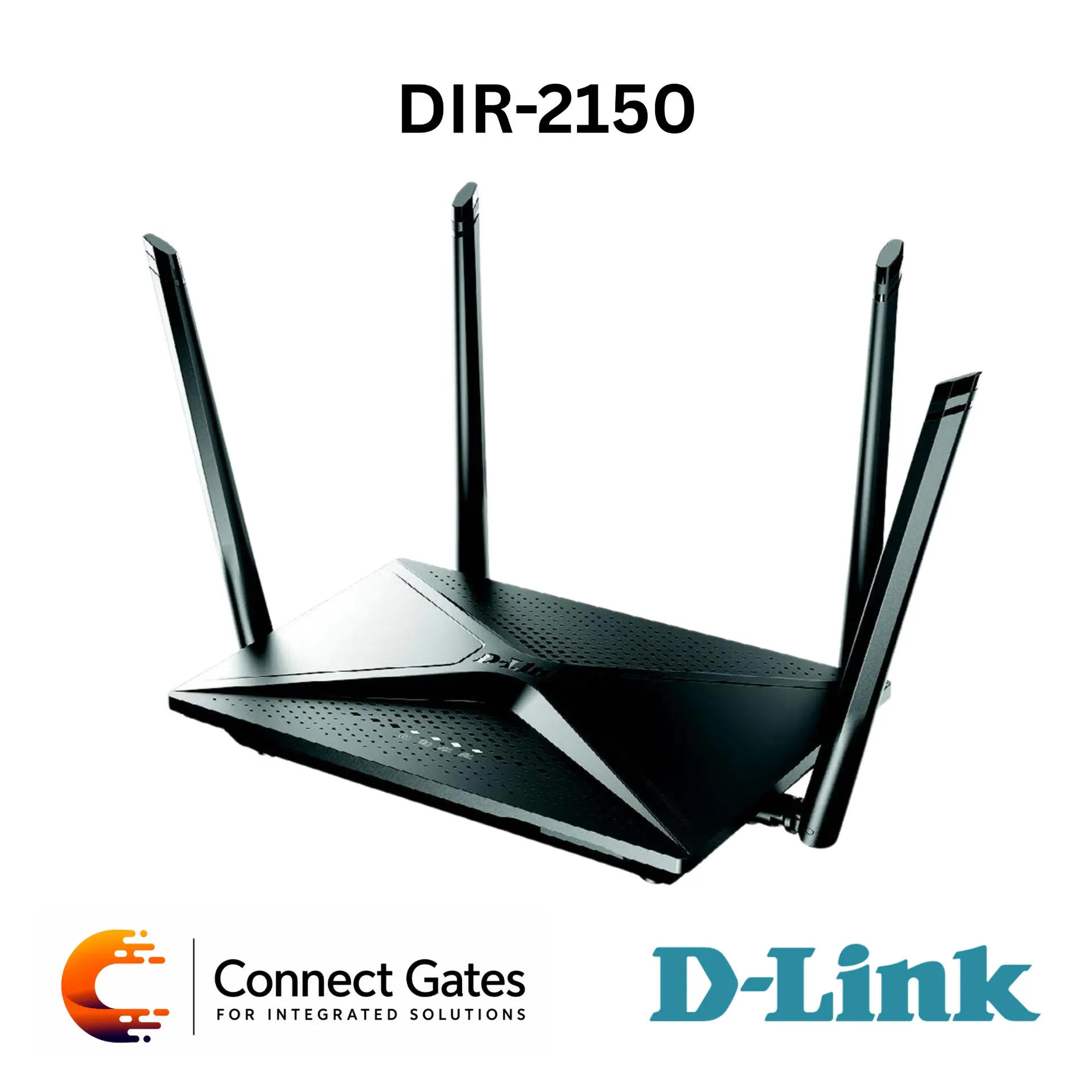 D-Link DIR-2150 – AC2100 Dual Band Wi-Fi Gigabit Router with 4 Gigabit LAN Ports, Gigabit WAN, MU-MIMO, QoS, WPA3, Voice Control & D-Link Wi-Fi App