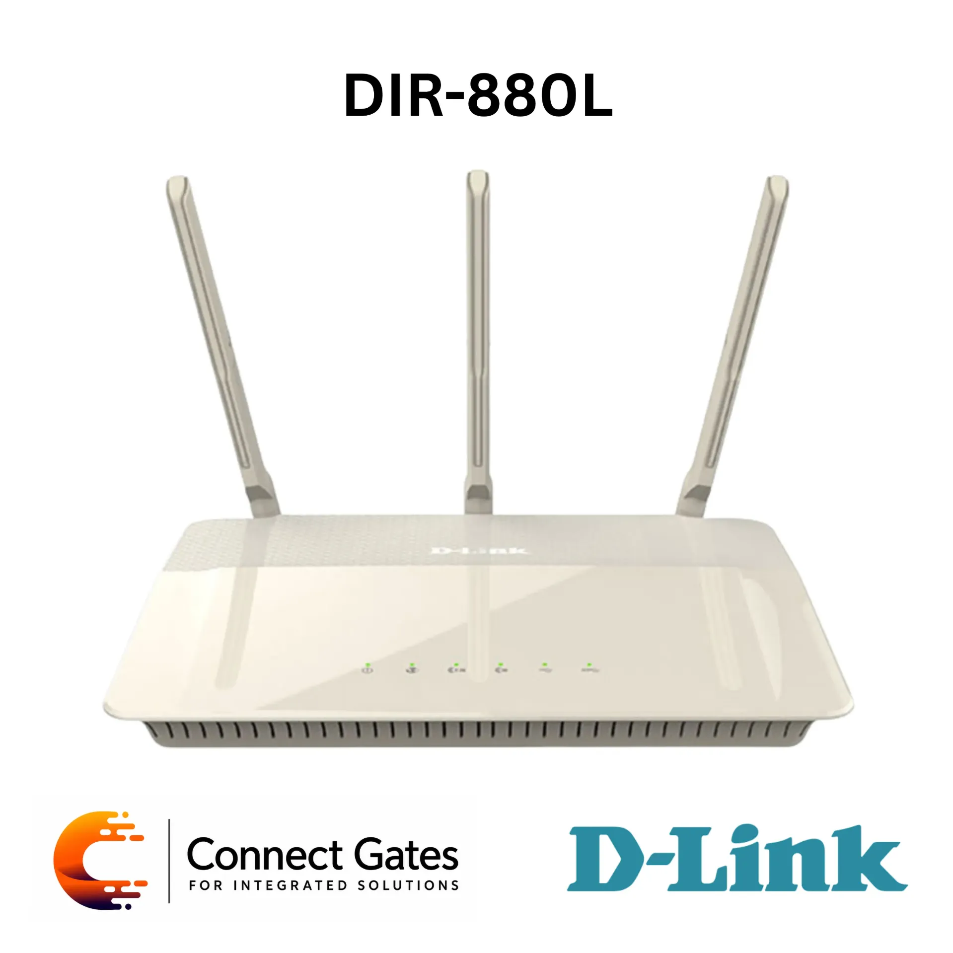 D-Link DIR-880L – AC1900 Dual Band Gigabit Cloud Router with Advanced AC SmartBeam, 4 Gigabit LAN Ports, Gigabit WAN, USB 3.0, USB 2.0, mydlink Cloud & VPN Server