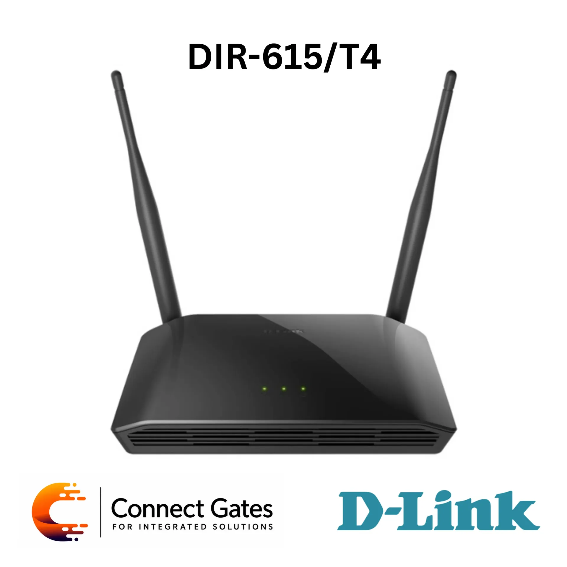 [DIR-615] D-Link DIR-615 – Wireless N300 Router with 4 Fast Ethernet LAN Ports, Fast Ethernet WAN, 5dBi External Antenna, Repeater Mode, WISP Repeater, WPA/WPA2 & WPS