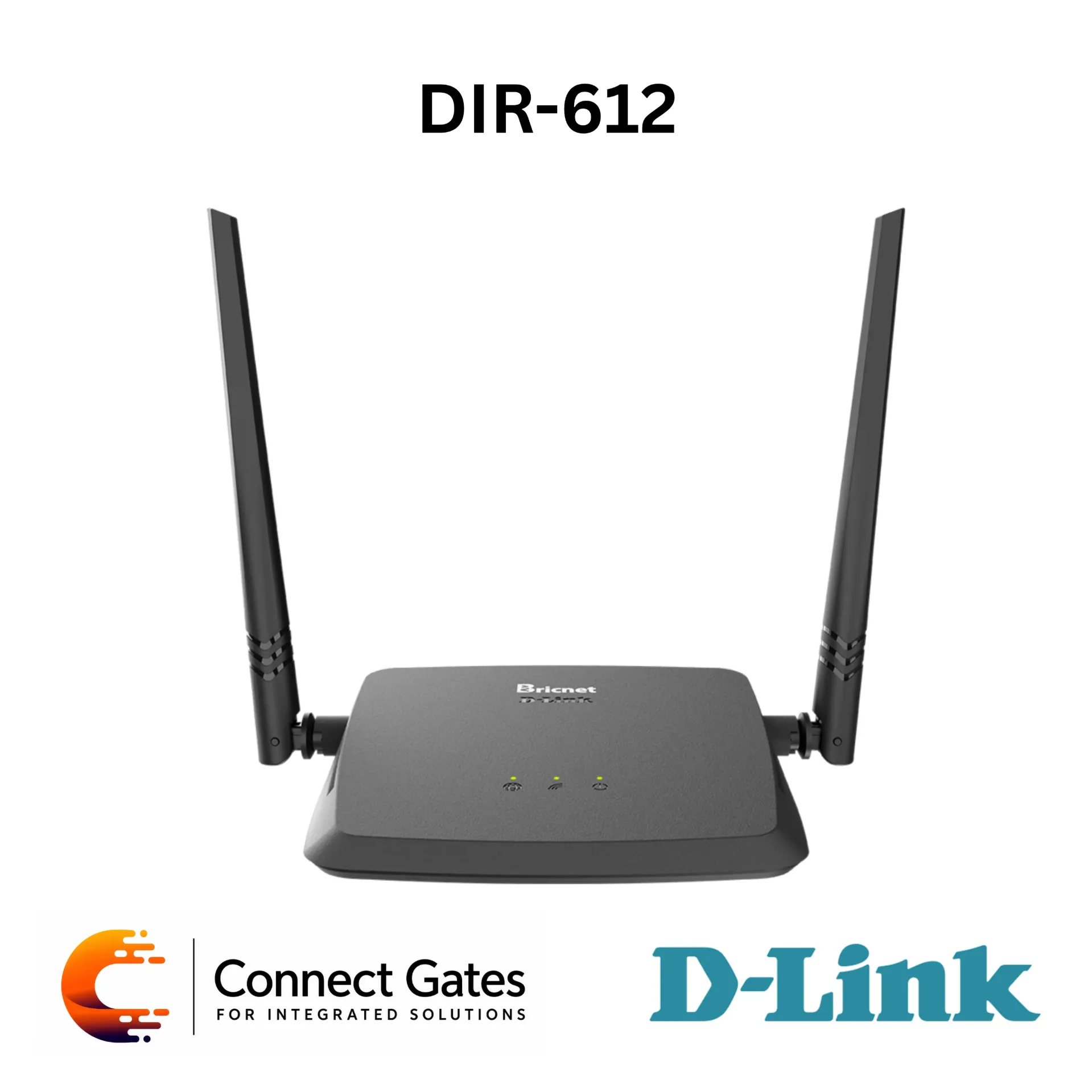 D-Link DIR-612 – Wireless N300 Router with 4 Fast Ethernet LAN Ports, Fast Ethernet WAN, 5dBi External Antenna, Repeater Mode, WPA/WPA2 & WPS