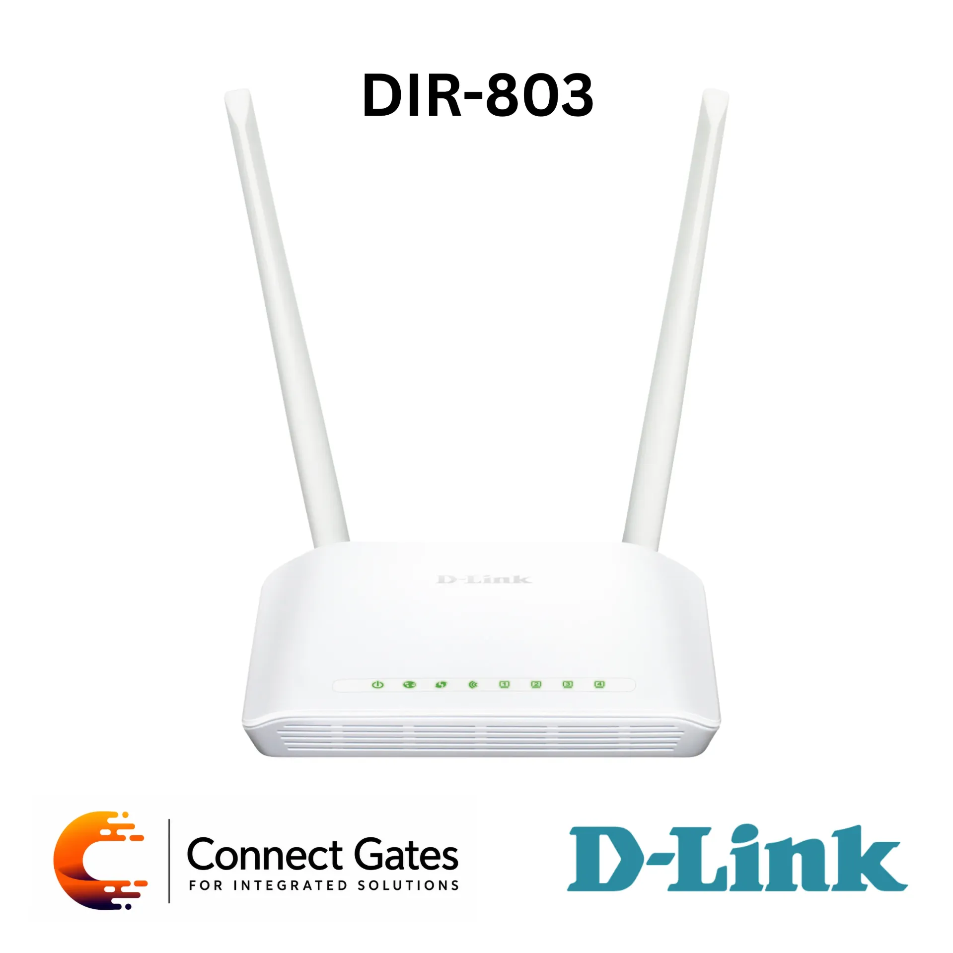 D-Link DIR-803 – AC750 Dual Band Wi-Fi Router with 4 Fast Ethernet LAN Ports, Fast Ethernet WAN, 2 External Antennas, QoS, Guest Zone & IPv6 Ready