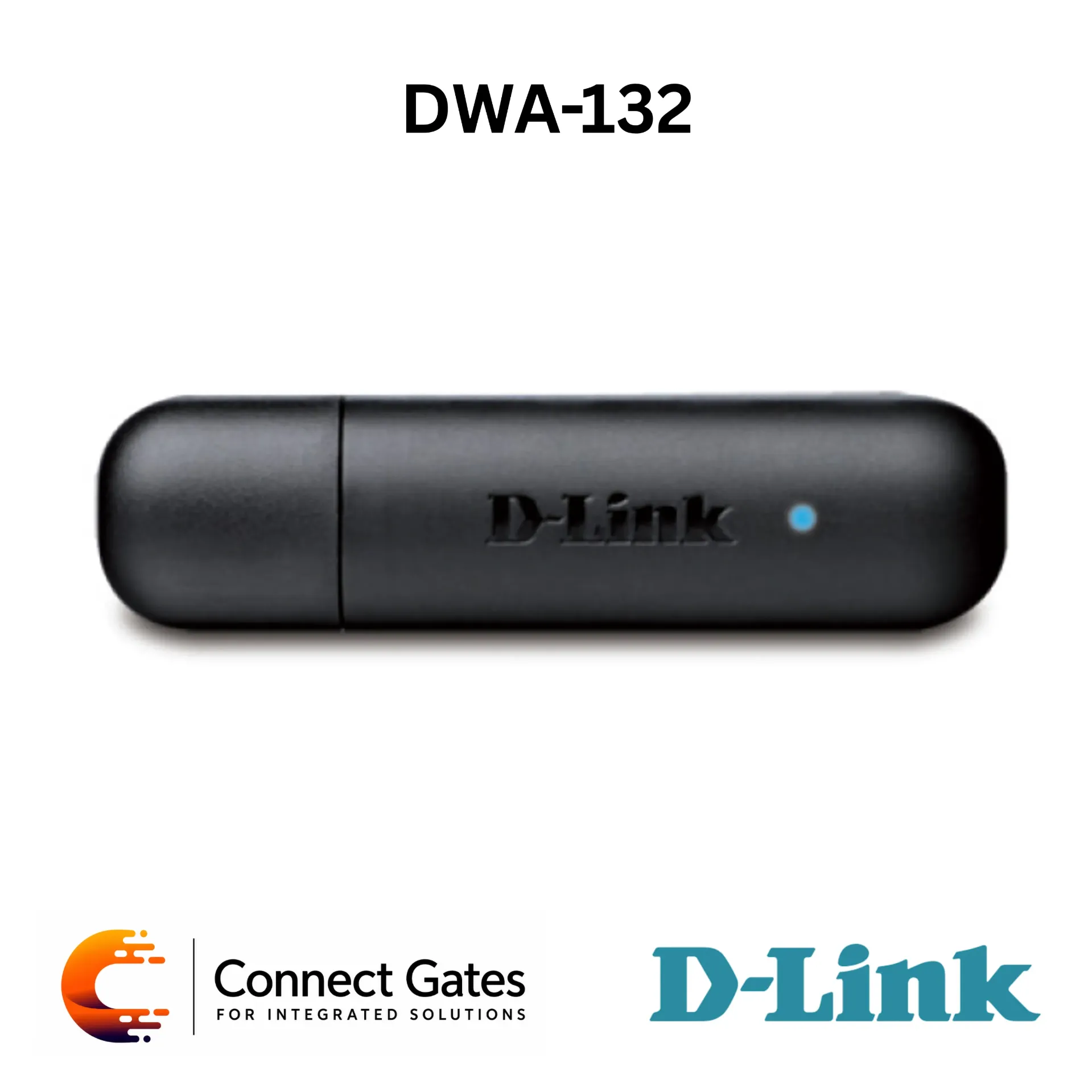 D-Link DWA-132 – Wireless N USB Adapter with USB 2.0, 2.4GHz Wi-Fi, WEP/WPA/WPA2 Security, WPS & Windows Support