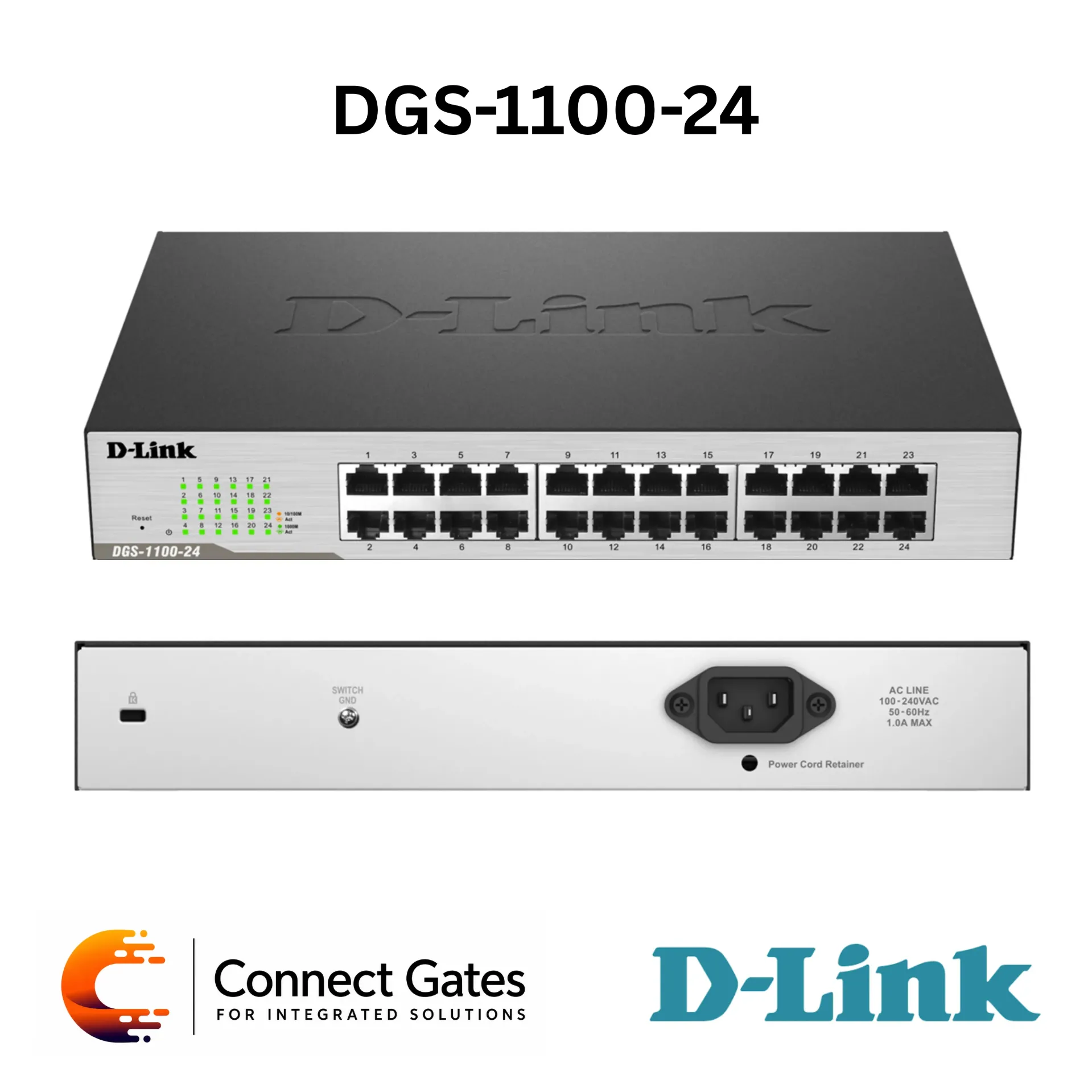 D-Link DGS-1100-24 – 24-Port Gigabit EasySmart Switch