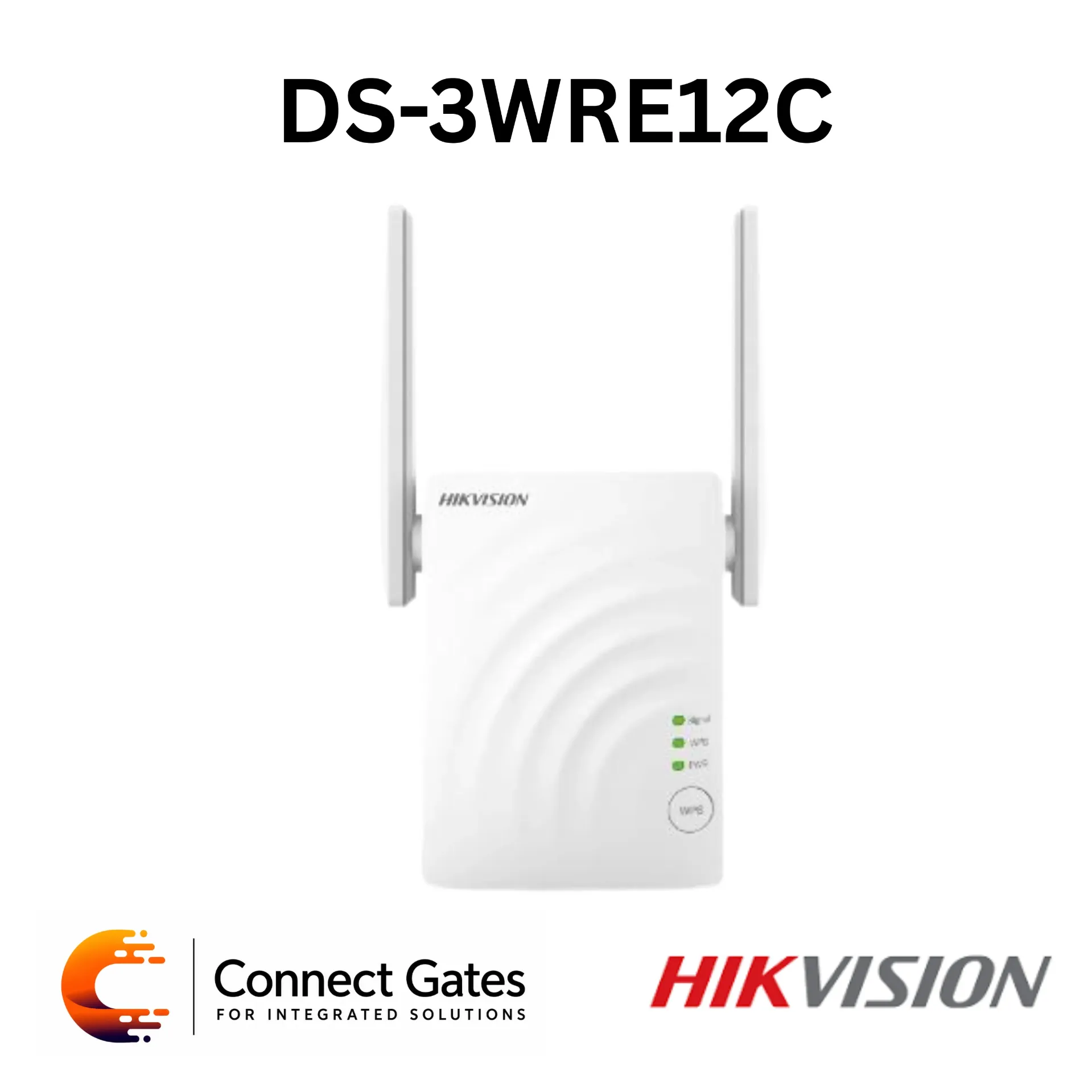 [DS-3WRE12C] Hikvision DS-3WRE12C – AC1200 Dual Band Wi-Fi Extender