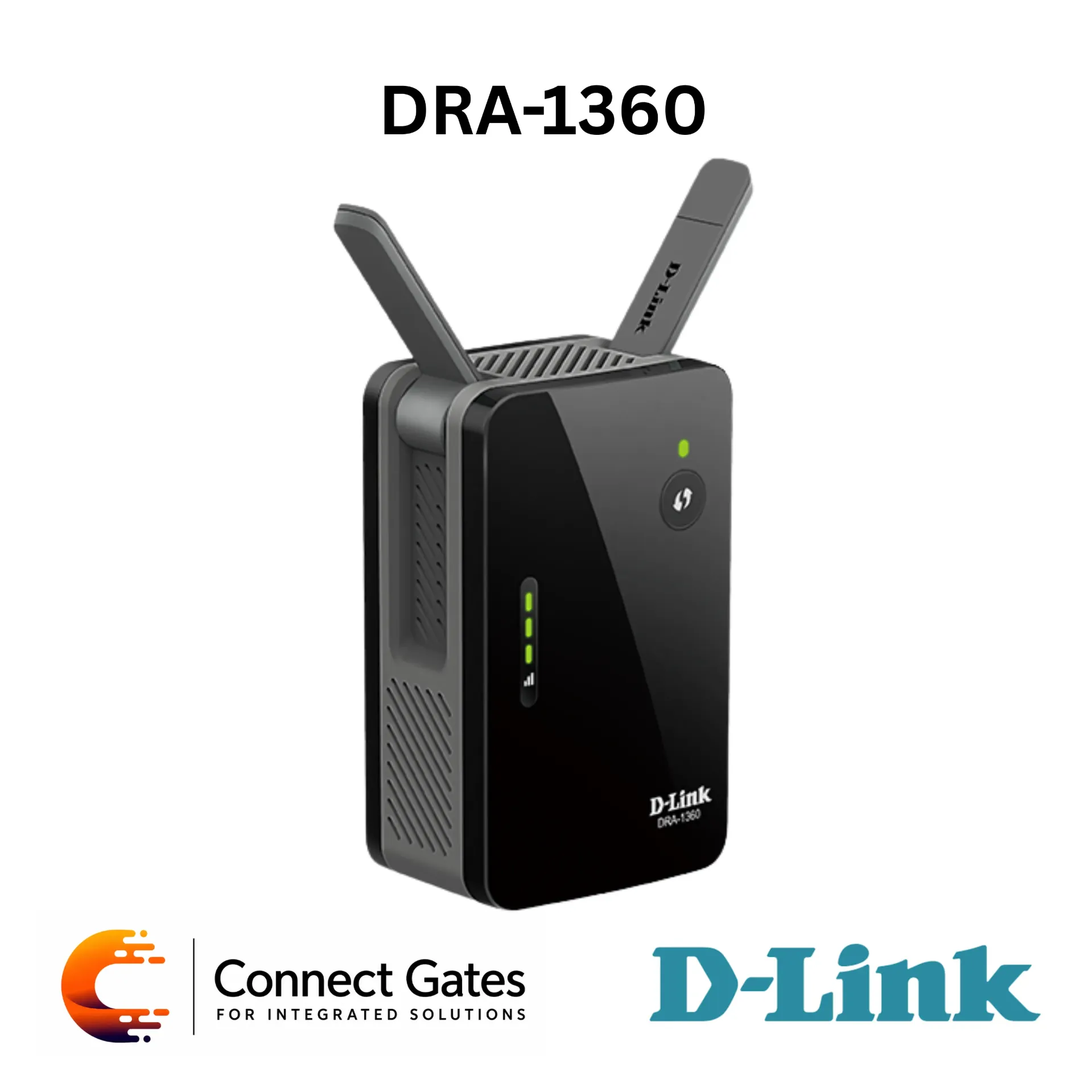[DRA-1360] D-Link DRA-1360 – AC1300 Wi-Fi Range Extender with Dual-Band Wireless AC, Gigabit Ethernet Port, D-Link Wi-Fi App, WPS, Signal Strength Indicator & Wall Plug Design