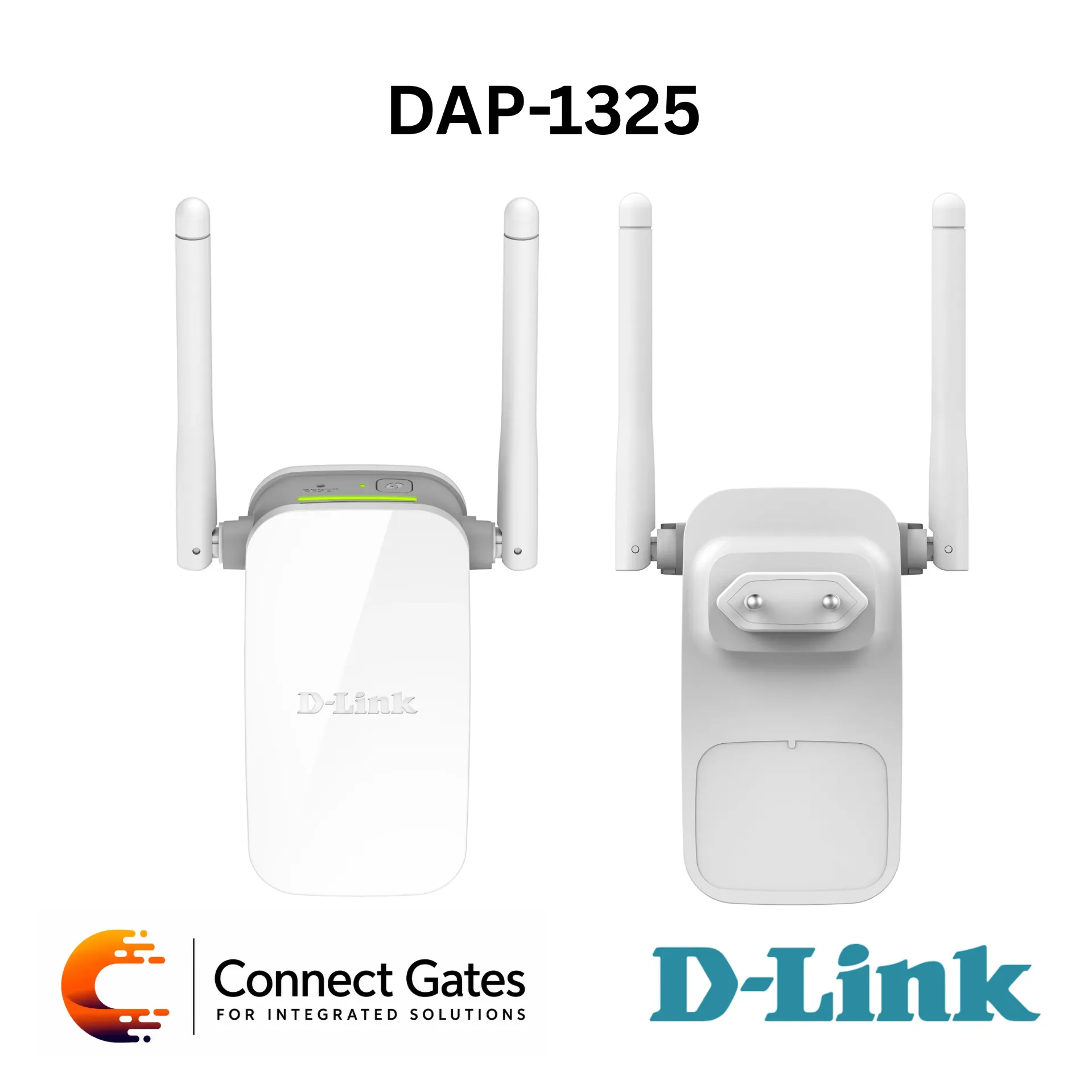 [DAP-1325] D-Link DAP-1325 – N300 Wi-Fi Range Extender with Wireless N, 10/100 Fast Ethernet Port, QRS Mobile App, WPS, Signal Strength Indicator & Wall Plug Design