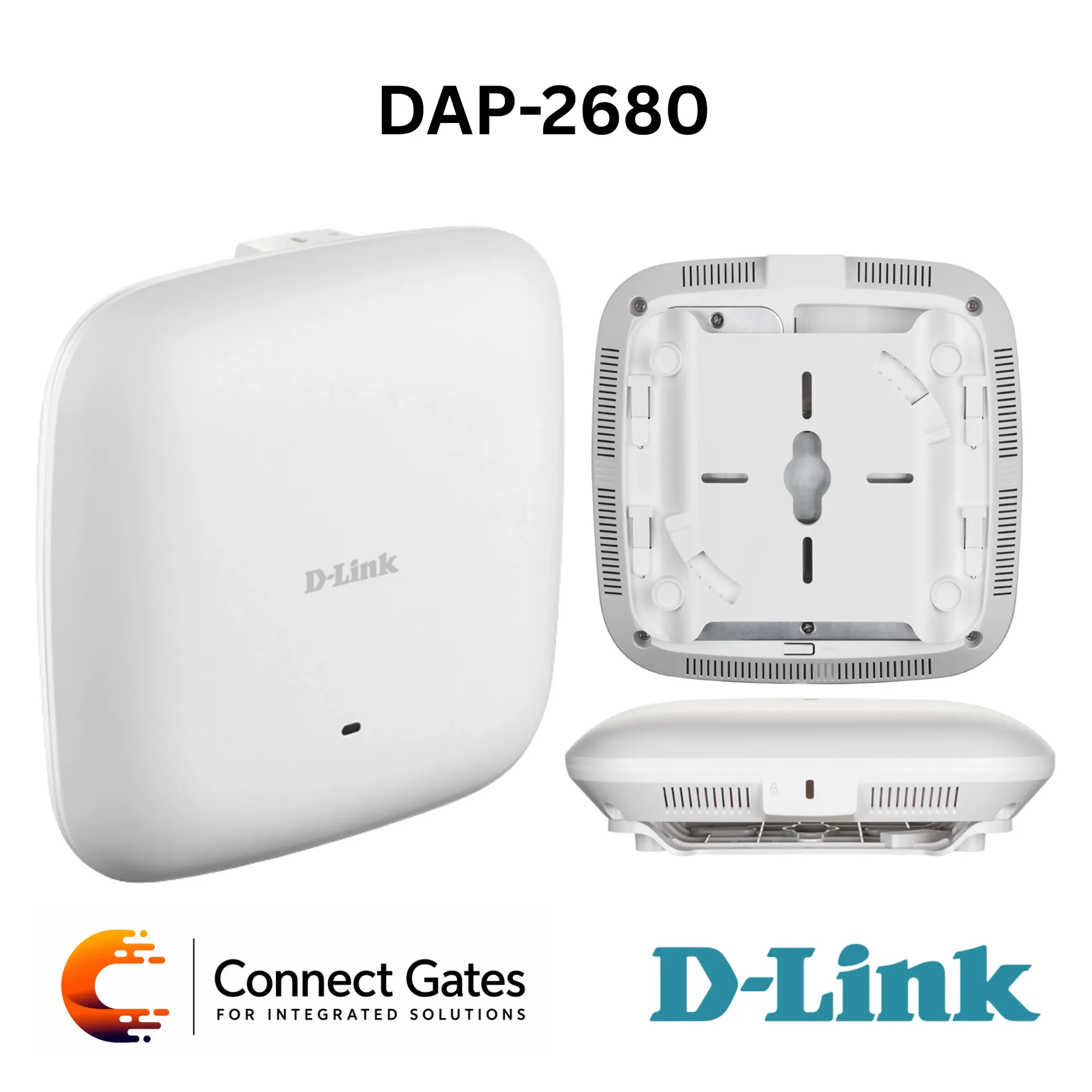 [DAP-2680] D-Link DAP-2680 – Wireless AC1750 Wave 2 Dual-Band PoE Access Point with 802.11ac, Gigabit PoE LAN, WPA/WPA2 Enterprise, VLAN, Captive Portal, WDS, QoS & Central Wi-Fi Manager