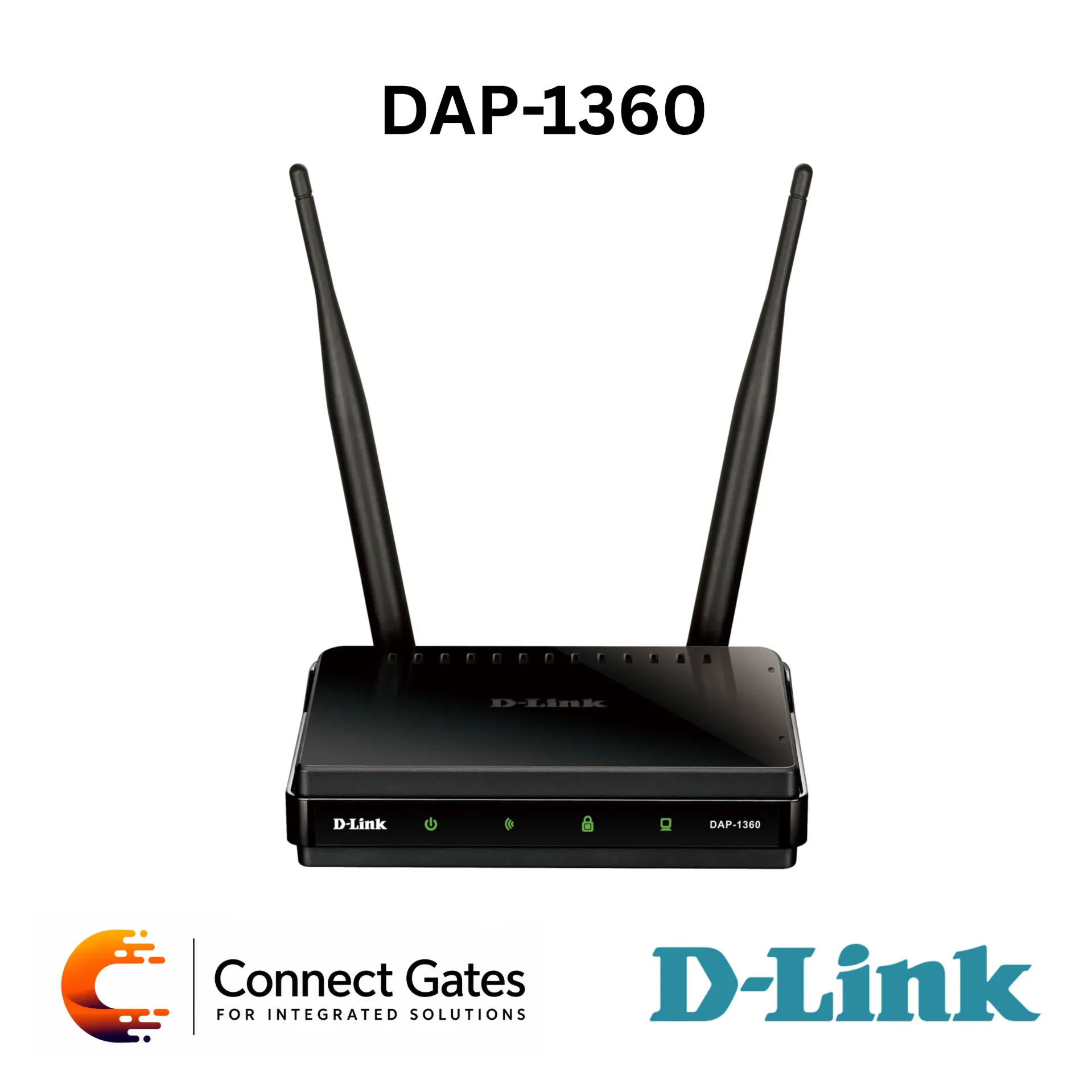 [DAP-1360] D-Link DAP-1360 – Wireless N Access Point with 7 Operating Modes, Wireless Client, Bridge, Repeater, WISP Router Modes, 10/100 Ethernet Port, WPS, WPA/WPA2 Security & Dual 5dBi Antennas