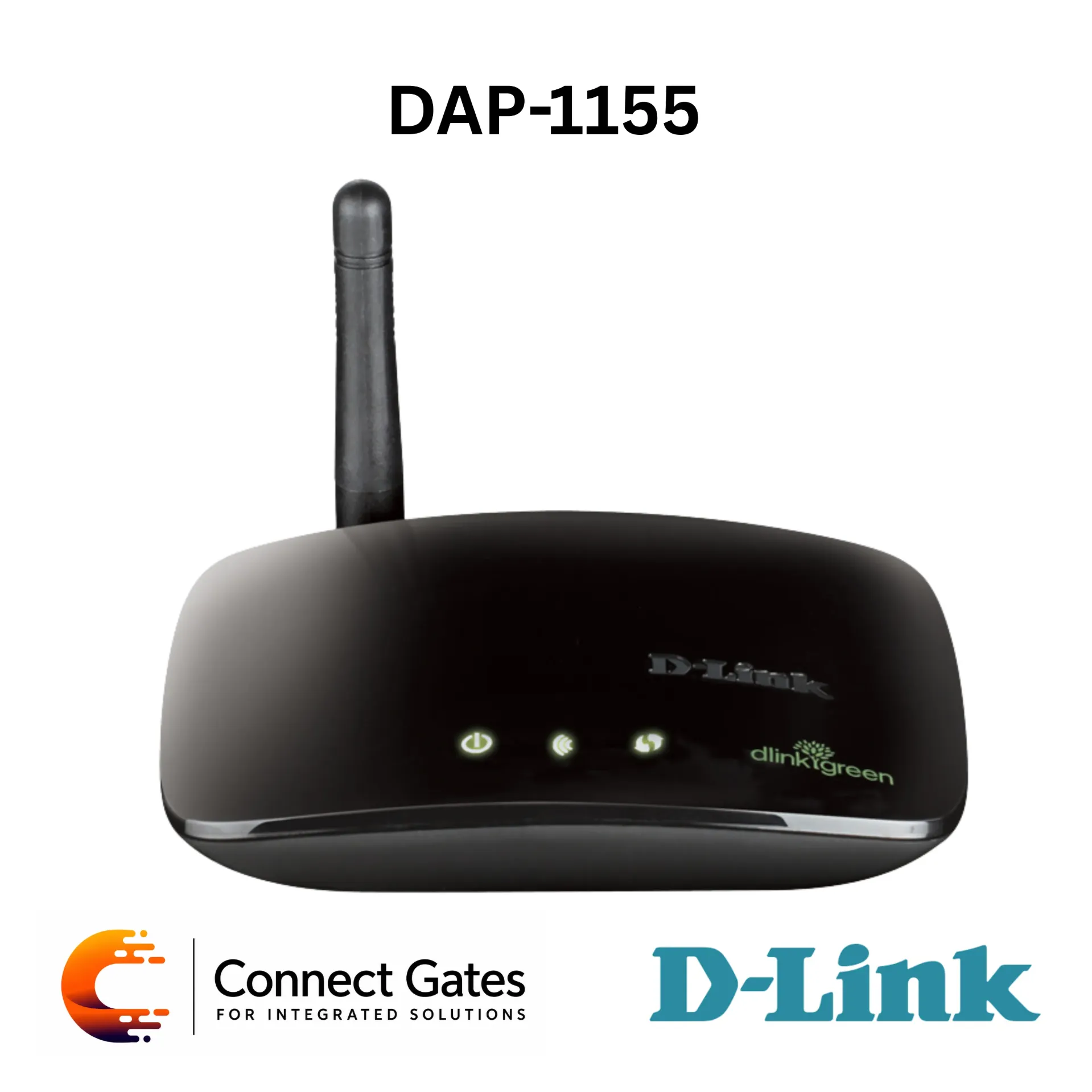 [DAP-1155] D-Link DAP-1155 – Wireless N150 Bridge / Access Point with AP Mode, Bridge Mode, 2× Fast Ethernet LAN Ports, WPS, WPA/WPA2 Security, WEP Encryption & External 2dBi Antenna