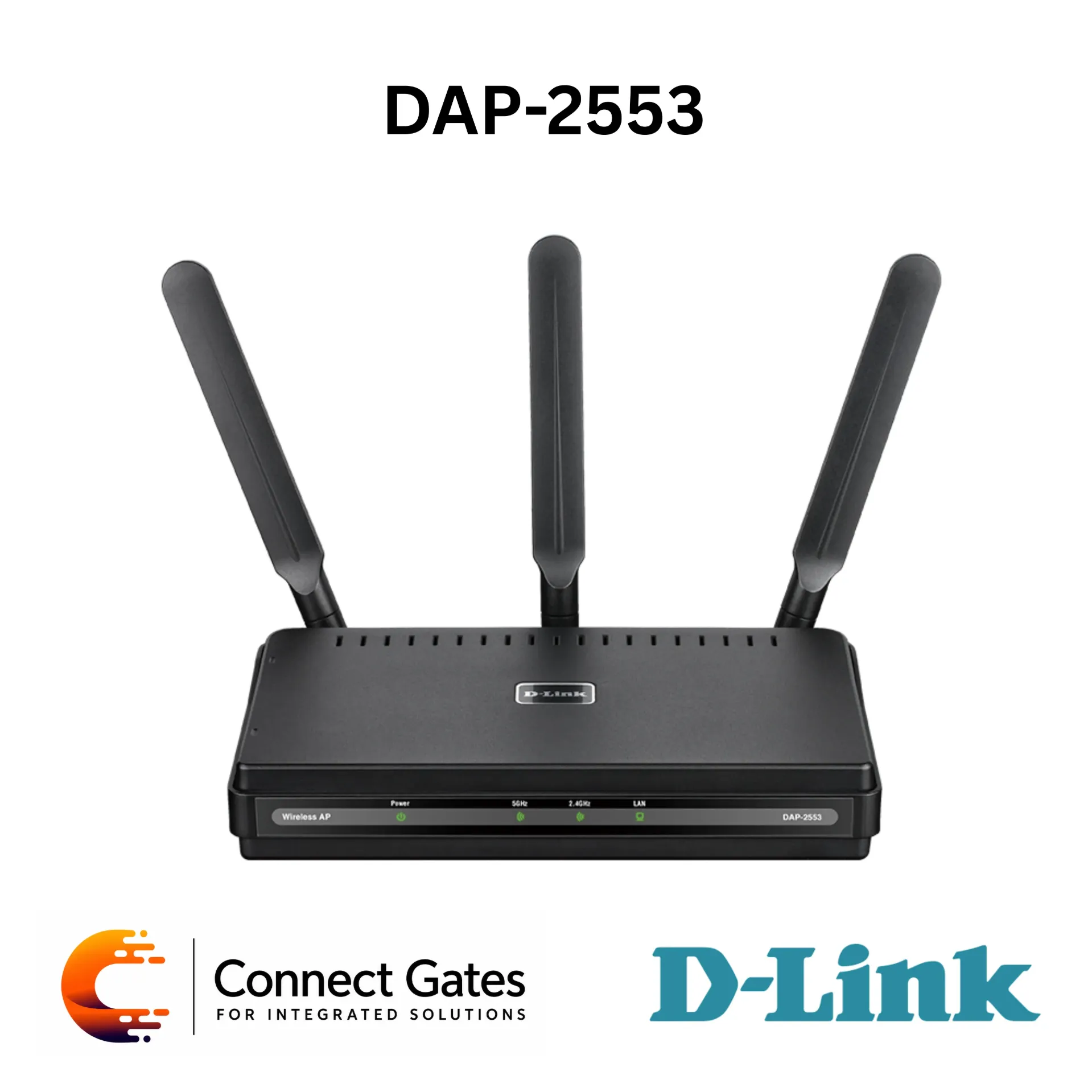 [DAP-2553] D-Link DAP-2553 – AirPremier N Dual Band PoE Access Point with Selectable 2.4GHz / 5GHz Wireless N, 802.3af PoE, WDS, Wireless Client, WPA/WPA2 Enterprise, VLAN, AP Manager II & D-View Management
