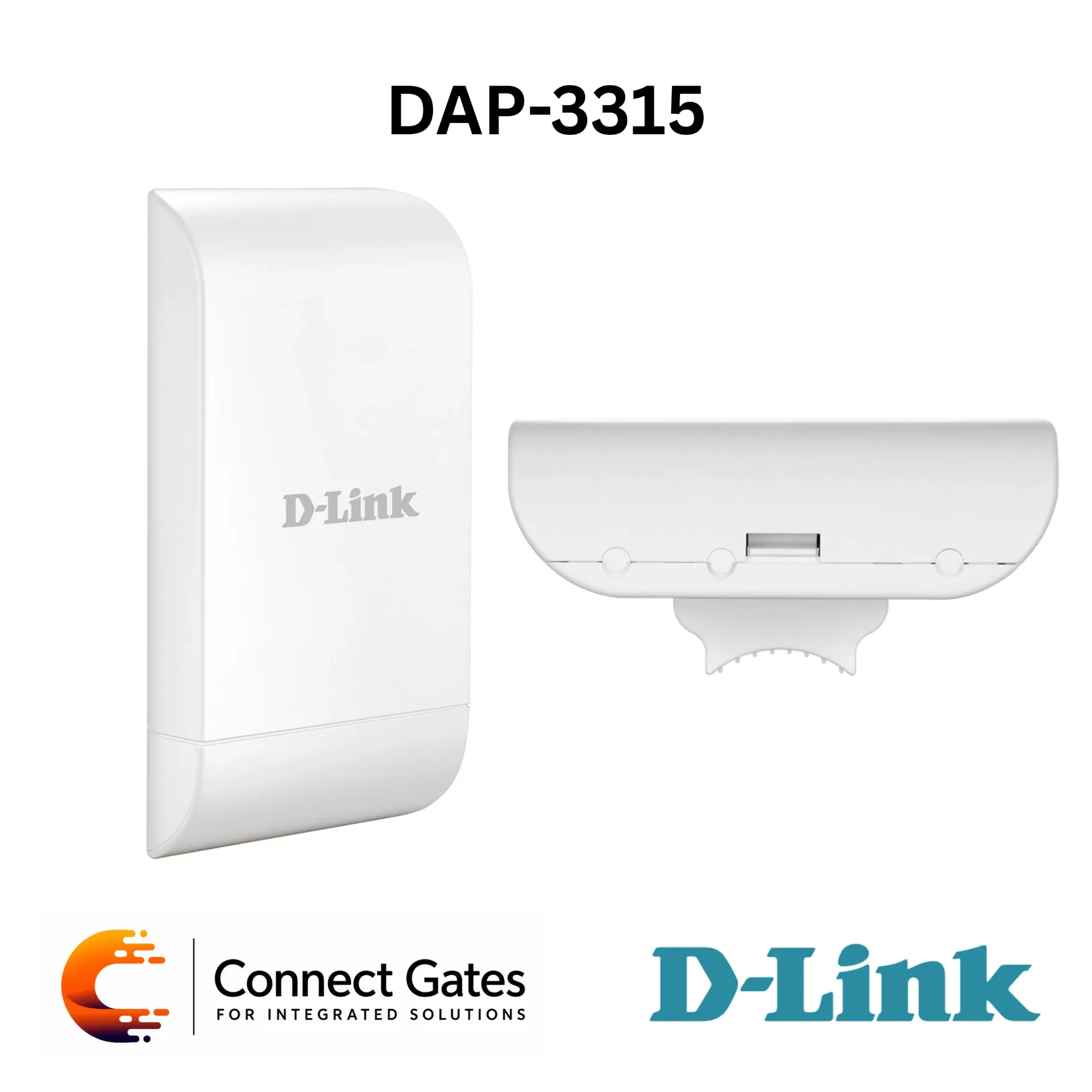 [DAP-3315] D-Link DAP-3315 – Wireless N Exterior Access Point with 2.4GHz 300Mbps Wi-Fi, 12dBi Sector Antenna, IPX5 Waterproof Design, 2× Fast Ethernet Ports, PoE, WDS, WISP, VLAN & WPA/WPA2 Security