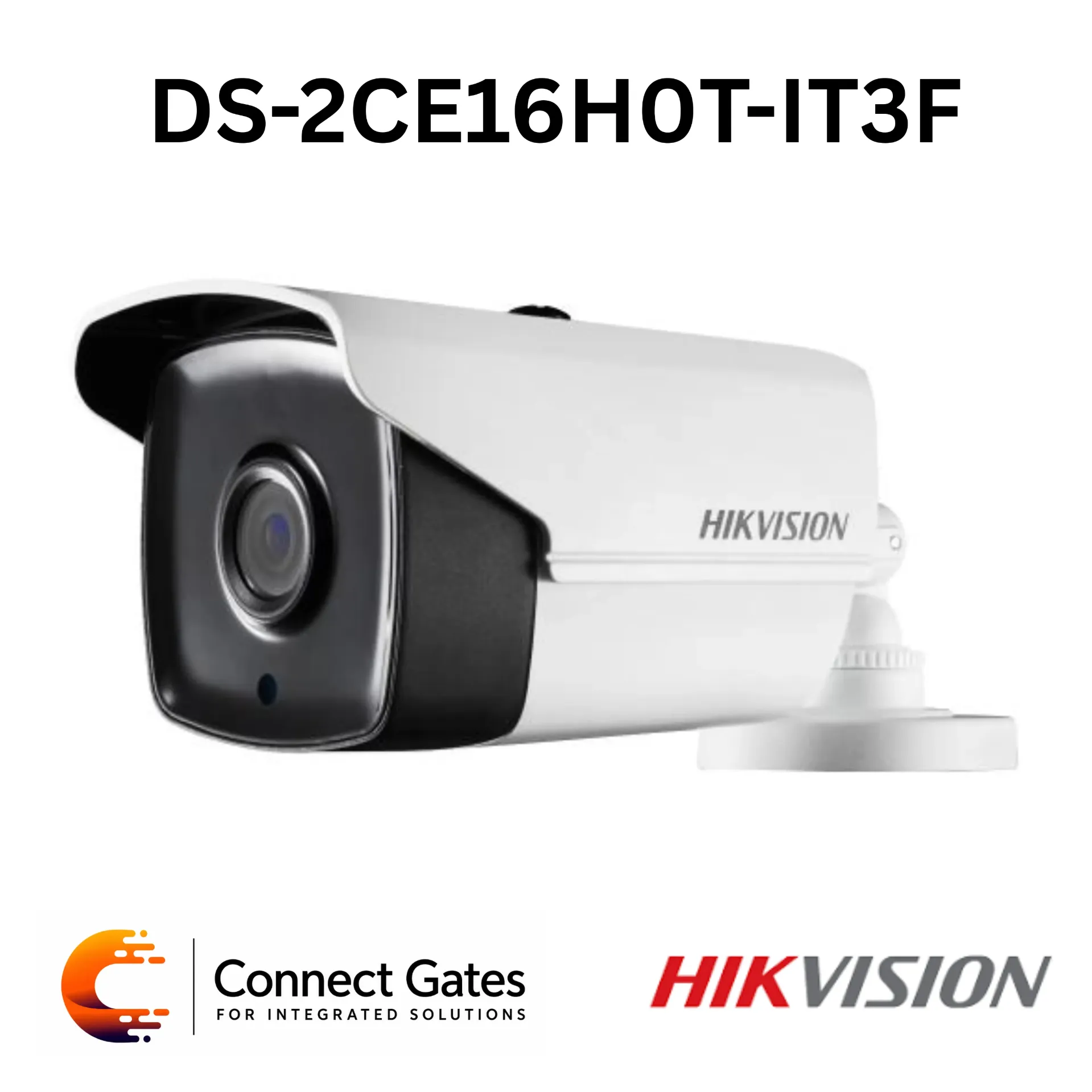 [DS-2CE16H0T-IT3F] Hikvision DS-2CE16H0T-IT3F – 5MP Bullet Camera with EXIR 2.0, 40m Smart IR, IP67 & 4-in-1 Video Output