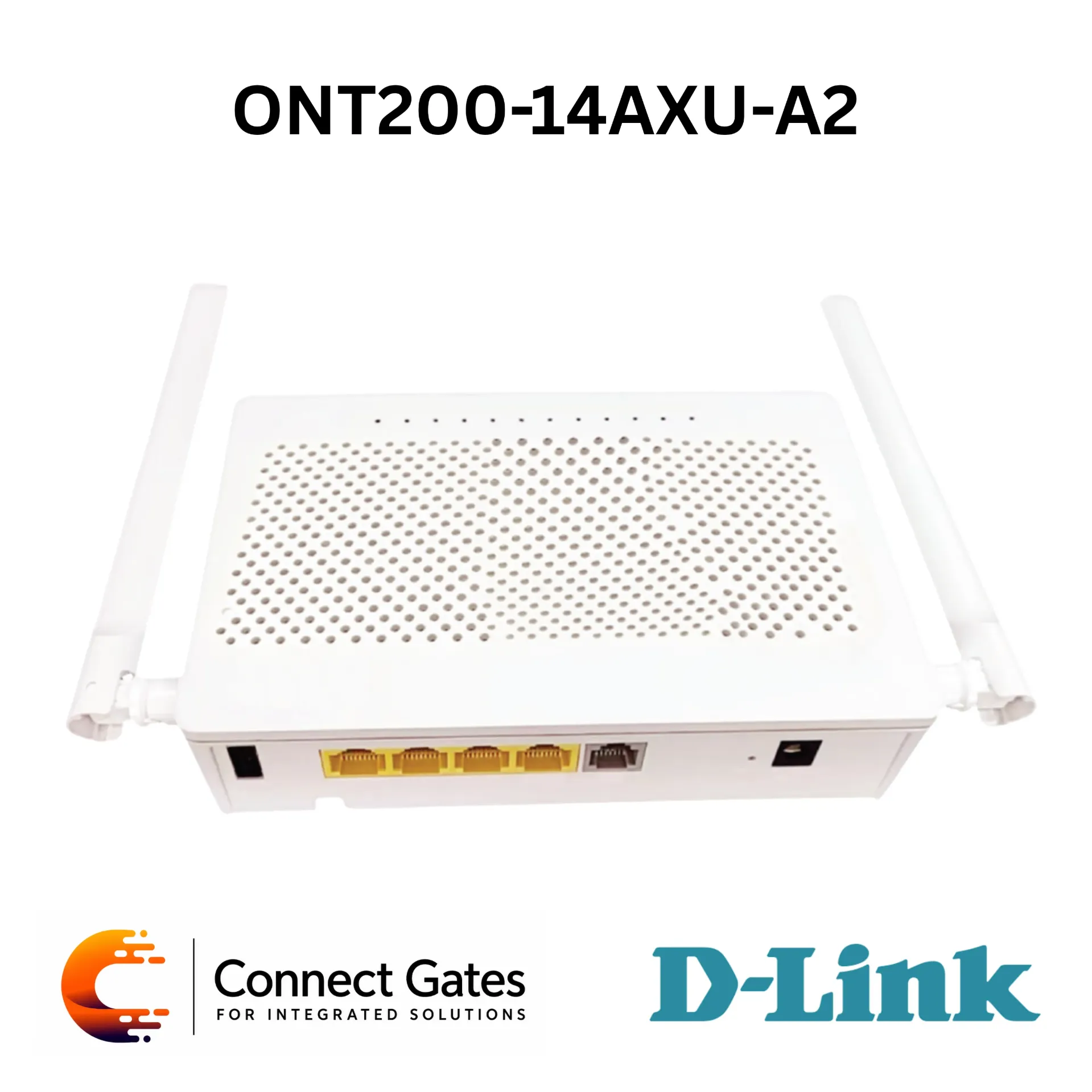 D-Link ONT200-14AXU-A2 – GPON ONT with Wi-Fi 6 Dual Band AX3000, 4 × Gigabit LAN Ports, VoIP, USB 2.0 & OMCI / TR-069 Management
