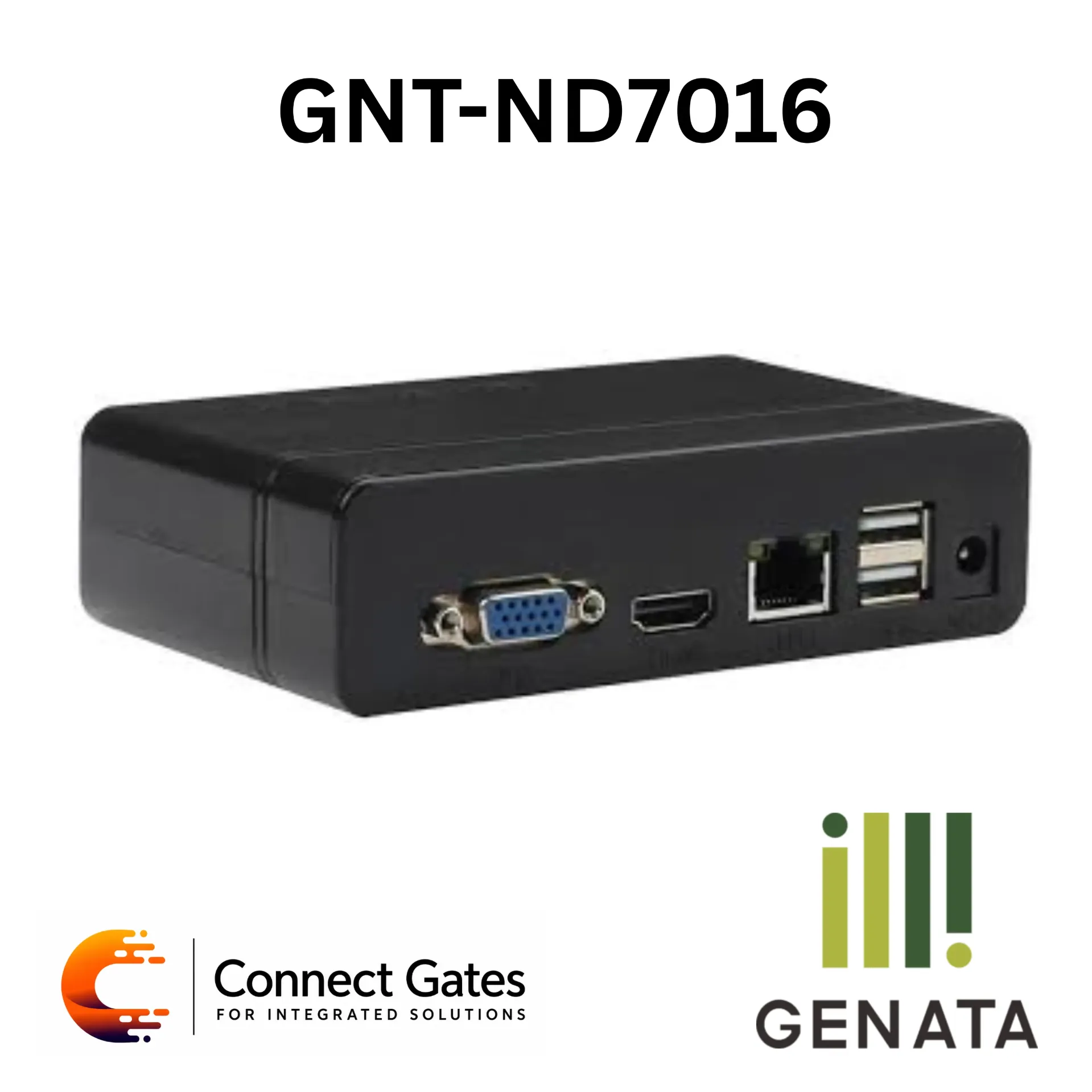 [GNT-ND7016] GENATA GNT-ND7016 – 16-Channel IP Camera Decoder with H.265/H.264 Decoding, HDMI/VGA Output, ONVIF Support, Video Wall Display & Embedded Linux