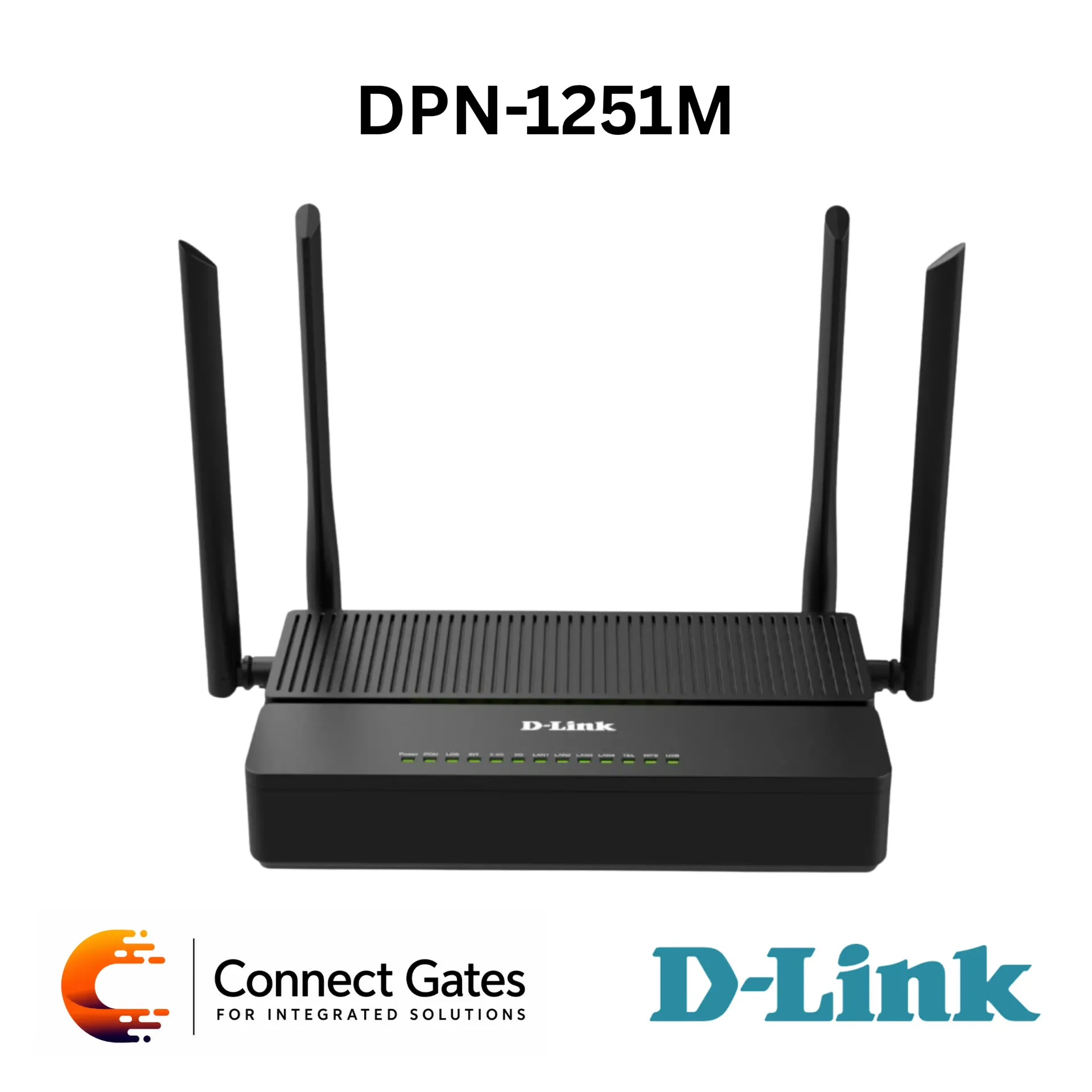 D-Link DPN-1251M – GPON ONT with AC1200 Dual-Band Wi-Fi, 4 × Gigabit LAN Ports, 1 × POTS Voice Port, USB 2.0 & OMCI Management