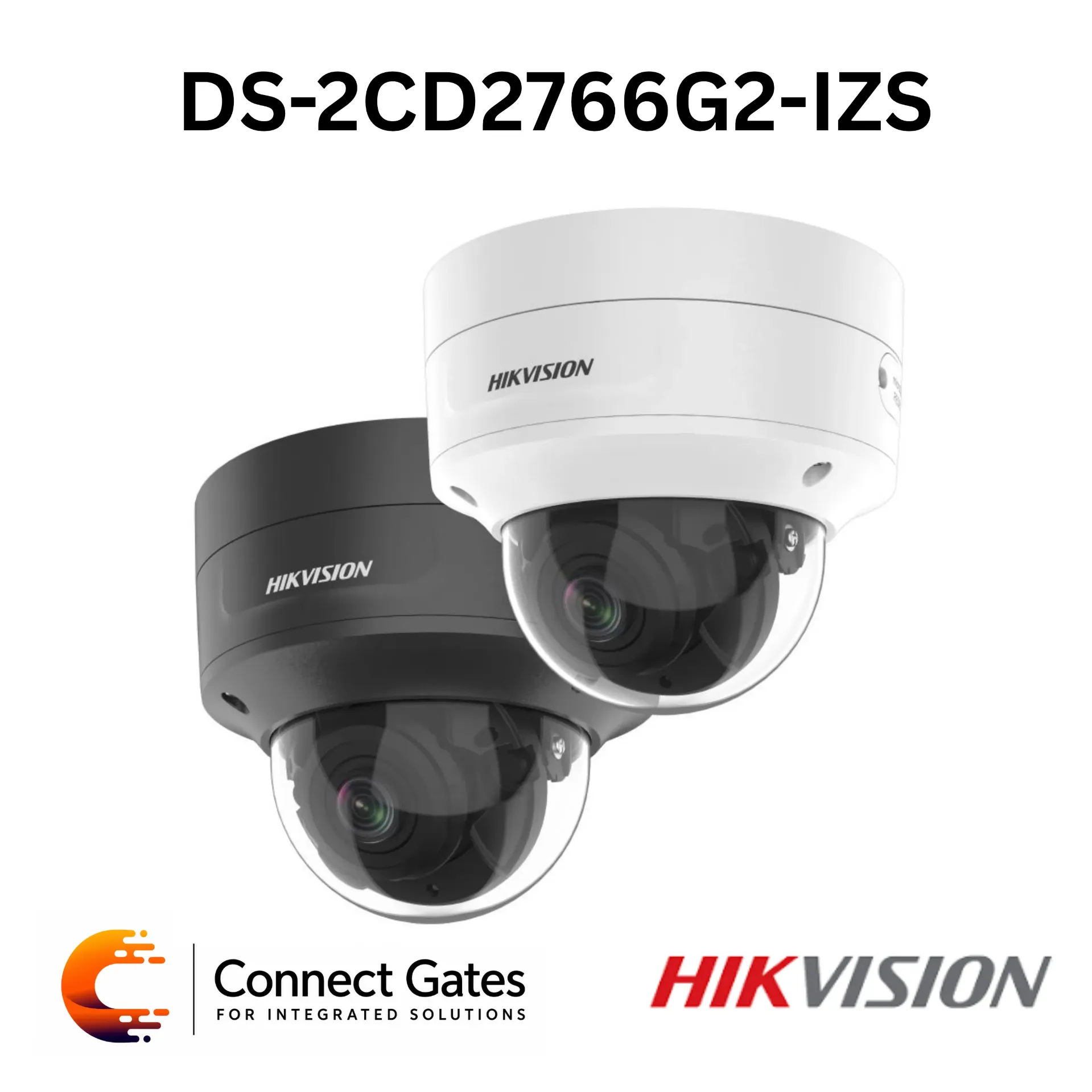 [DS-2CD2766G2-IZ] Hikvision DS-2CD2766G2-IZS – 6MP AcuSense Powered-by-DarkFighter Motorized Varifocal Dome Network Camera with Human/Vehicle Detection, Audio/Alarm I/O, 120dB WDR, IR 40m, 512GB SD Support, IP66 & IK10