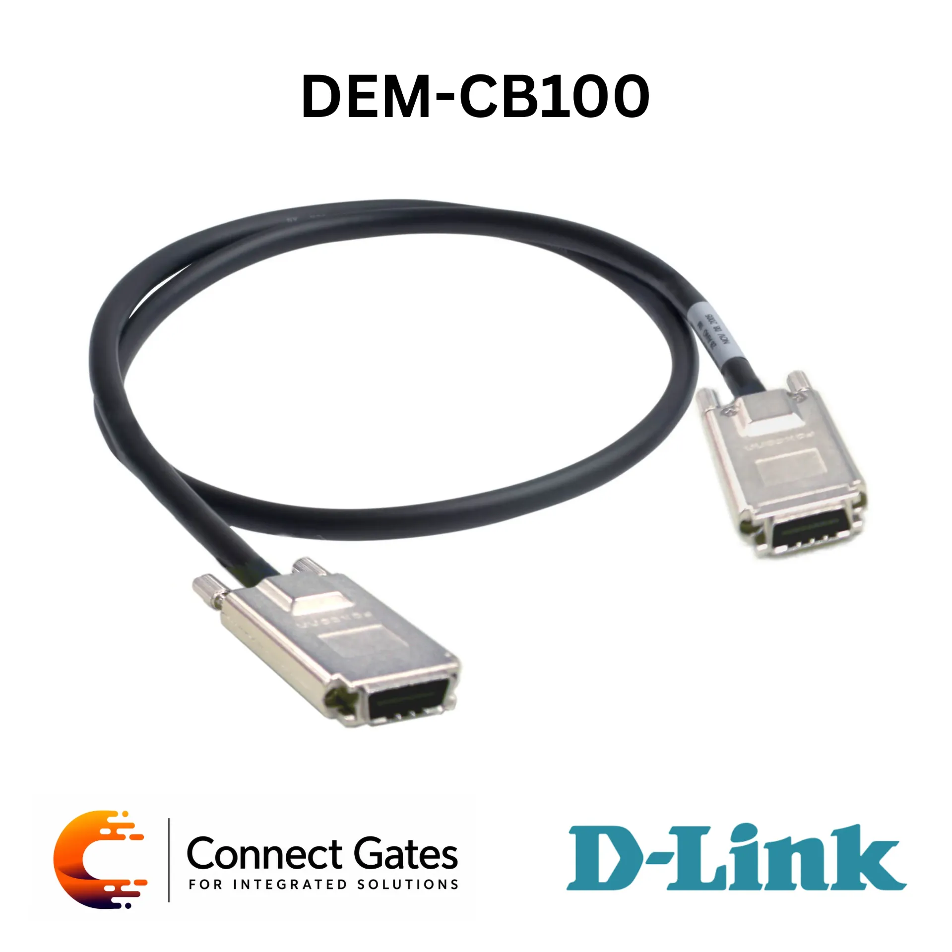 D-Link DEM-CB100 – 1m 10GbE CX4 Stacking Cable for DGS-3120 Series