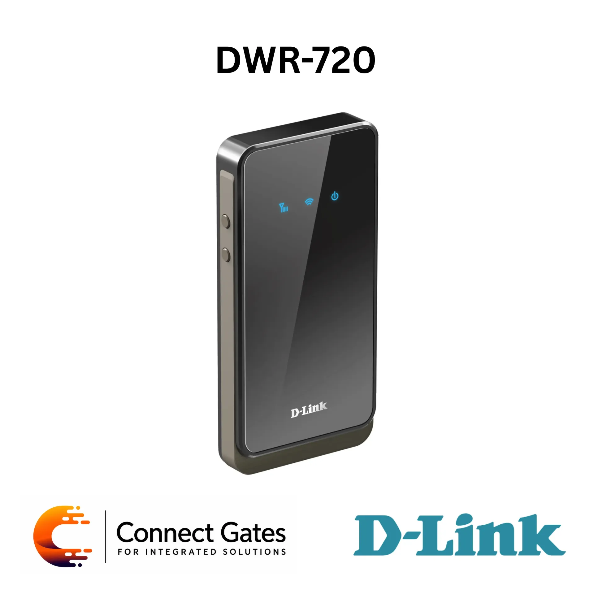 [DWR-720] D-Link DWR-720 – HSPA+ Mobile Router with 3G USIM Support, Portable Wi-Fi Hotspot, 2000mAh Battery, microSD Slot & WPS