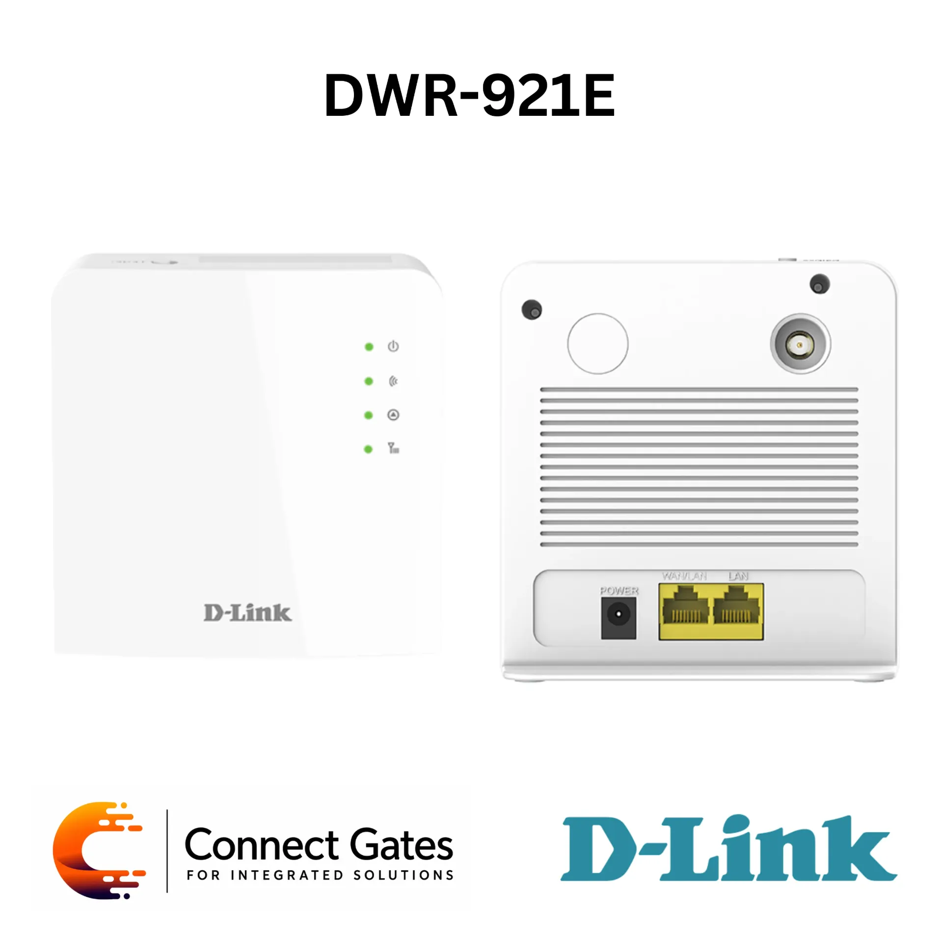 [DWR-921E] D-Link DWR-921E – Wireless N300 4G LTE Router with USIM Support, 150Mbps LTE Downlink, WAN/LAN Port & Secure Wi-Fi Sharing