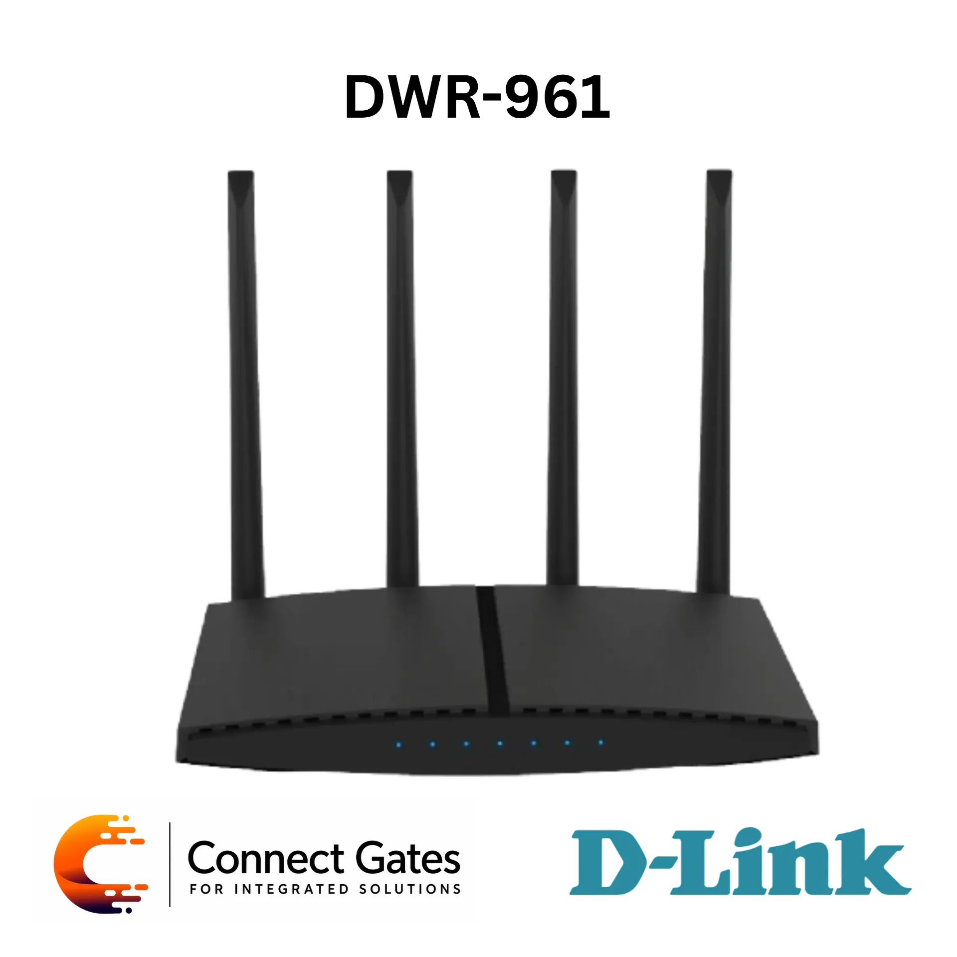 [DWR-961] D-Link DWR-961 E1 – 4G CAT6 AC1200 LTE Router with Carrier Aggregation, 300Mbps Downlink, Gigabit WAN/LAN Ports, Dual-Band Wi-Fi & VPN Support