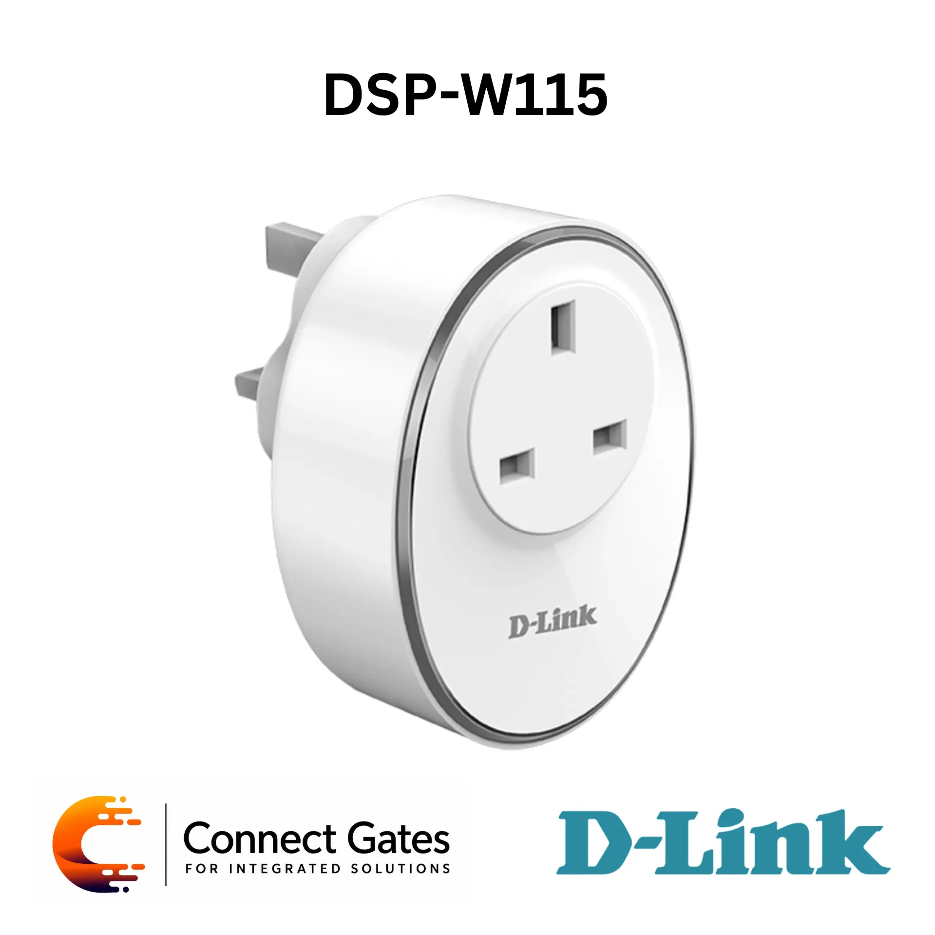 [DSP-W115] D-Link DSP-W115 – mydlink Wi-Fi Smart Plug with Remote Power Control, Power Scheduling, Automation & Cable-Free Installation