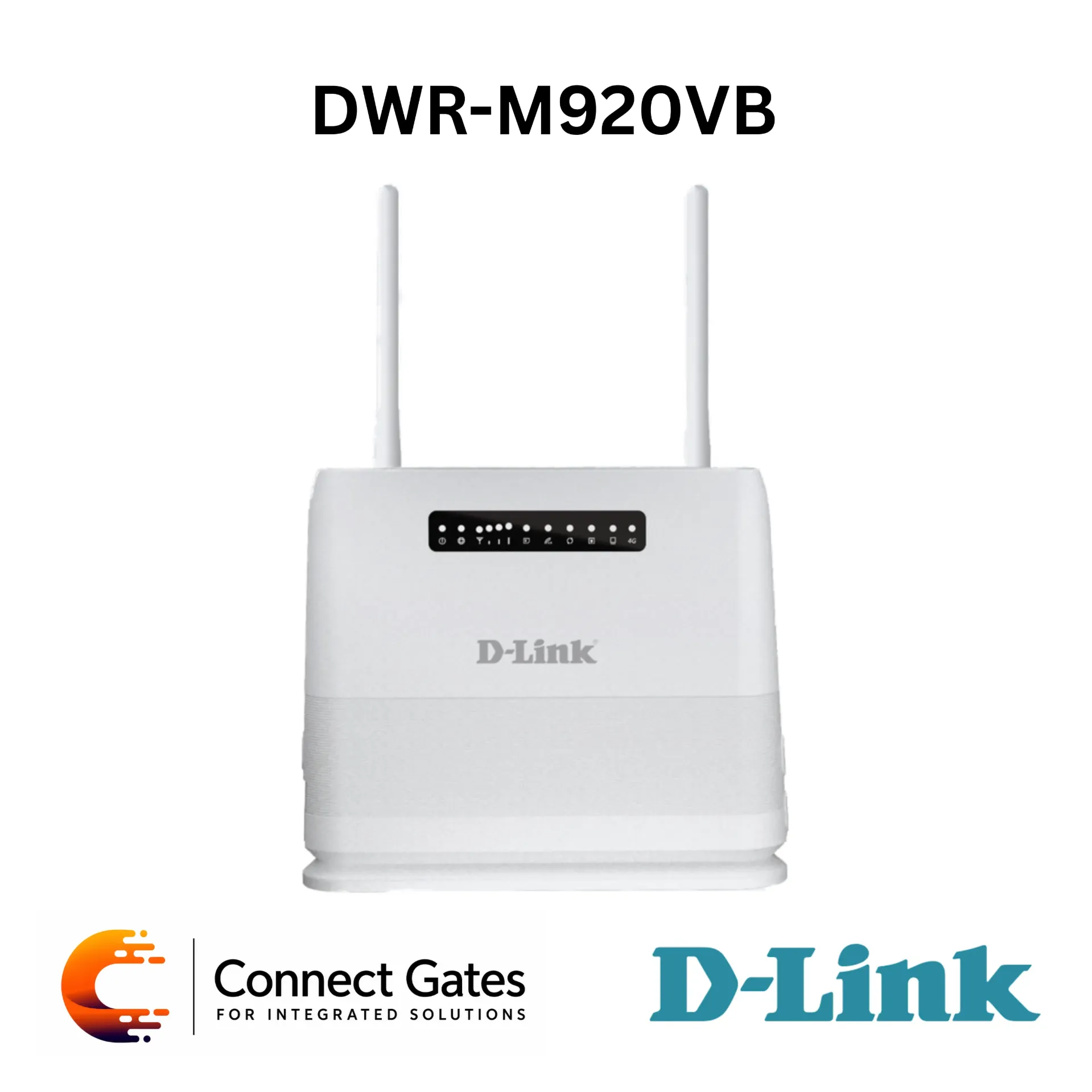 [DWR-M920VB] D-Link DWR-M920VB – 4G N300 LTE Battery Router with Voice, VoLTE & CS Support, 150Mbps LTE Downlink, RJ11 Port, WAN/LAN Ports & 5000mAh Battery