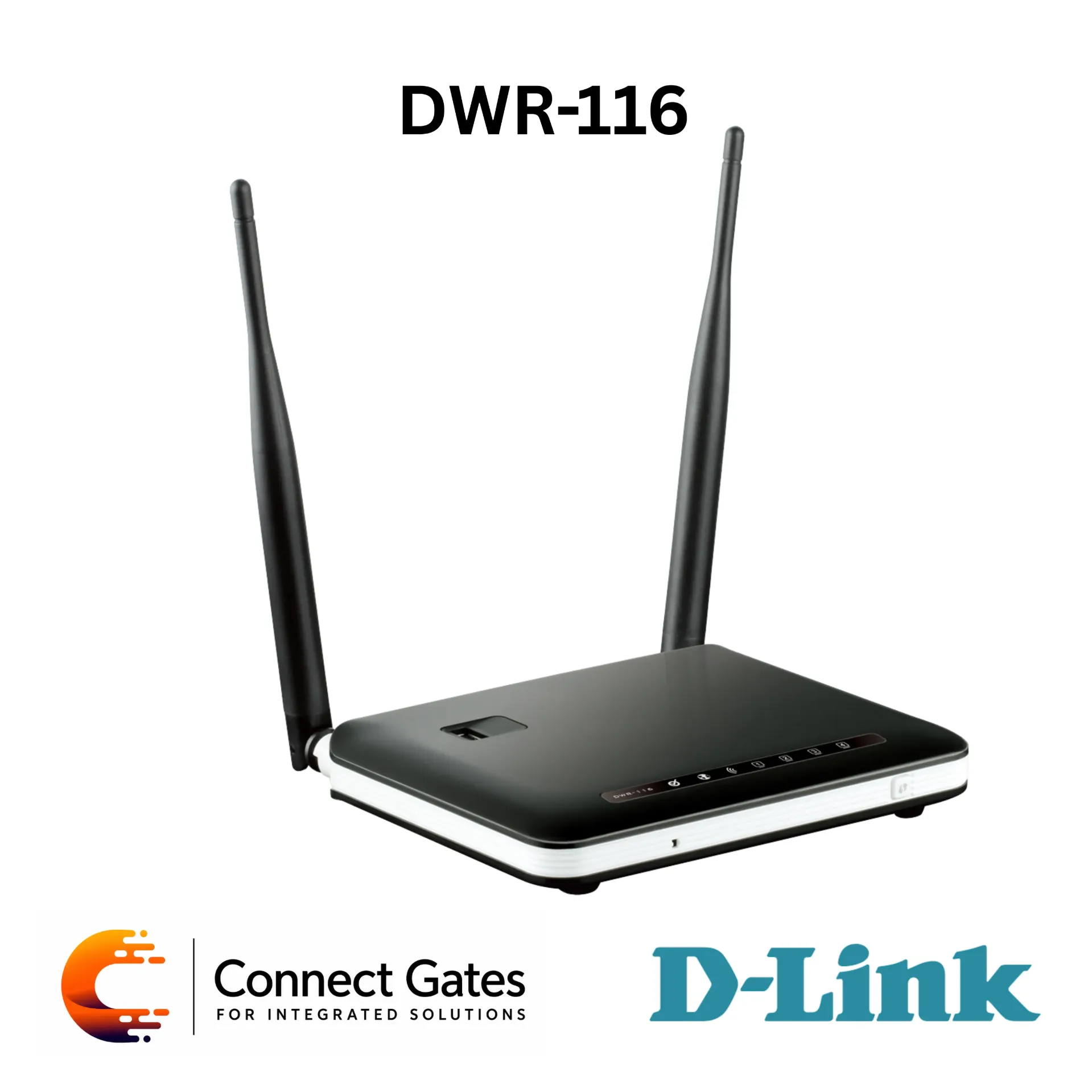 [DWR-116] D-Link DWR-116 – Wireless N300 Multi-WAN Router with 3G/4G USB Adapter Support, WAN Failover, 4 LAN Ports, USB 2.0 Port & QoS Management