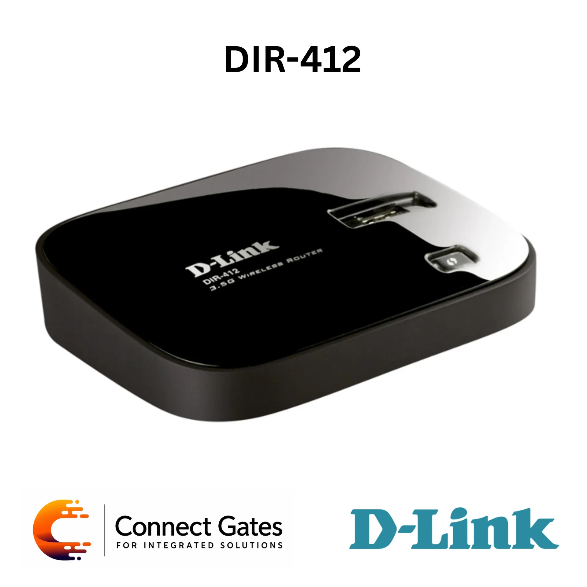 [DIR-412] D-Link DIR-412 – Wireless Mobile Router with 3.5G USB Adapter Support, Wireless N150, Ethernet WAN, Auto Failover & VPN Passthrough