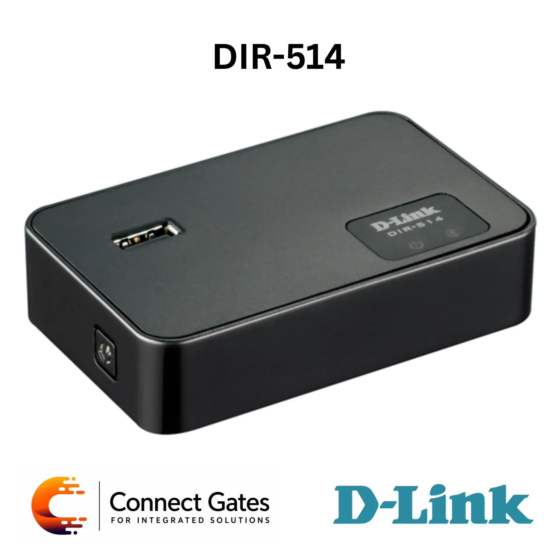 [DIR-514] D-Link DIR-514 – Wireless N300 3G Router with 3G/4G USB Adapter Support, Wi-Fi Hotspot Mode, WAN/LAN Port, USB 2.0 & VPN Passthrough