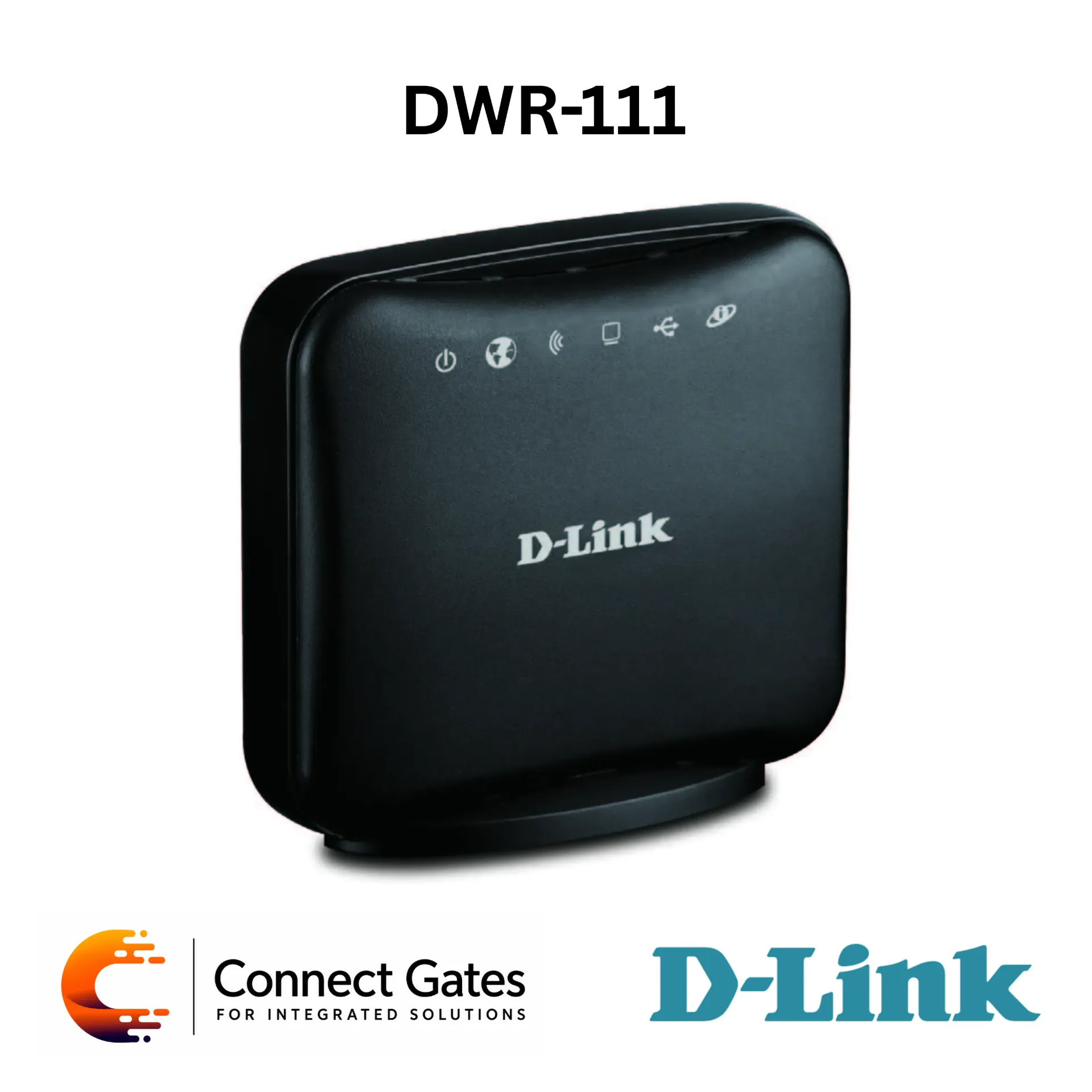 [DWR-111] D-Link DWR-111 – Wireless N150 Wi-Fi Router with 3G USB Adapter Support, WAN Failover, LAN/WAN Ports, USB 2.0 & VPN Passthrough